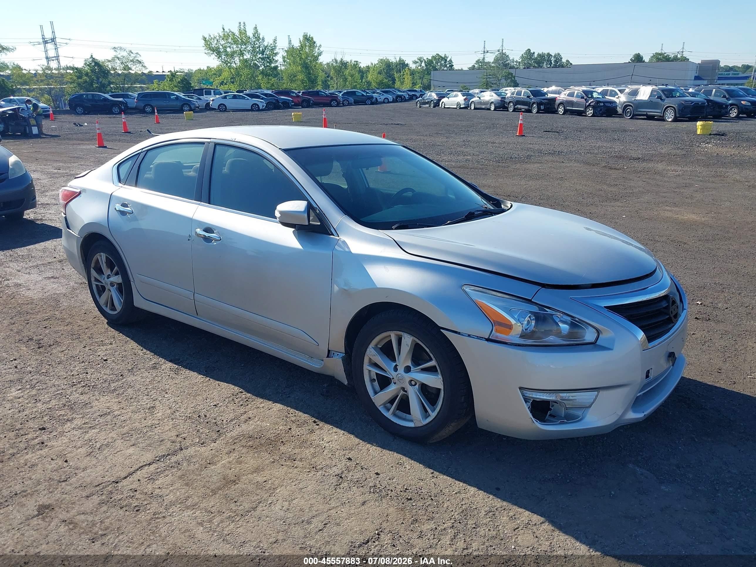 2013 Nissan Altima 2.5 Sv Silver vin: 1N4AL3AP9DC274252