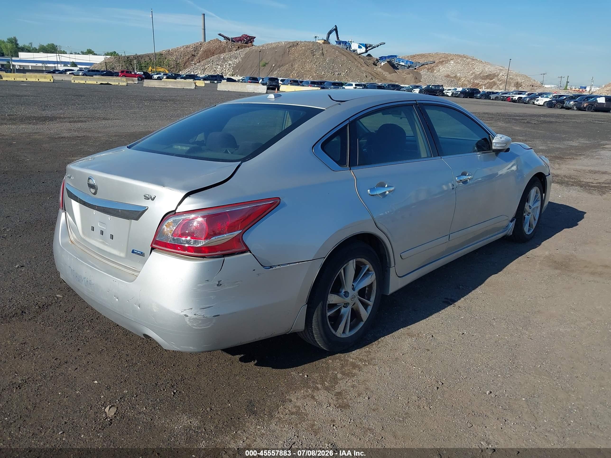 2013 Nissan Altima 2.5 Sv Silver vin: 1N4AL3AP9DC274252