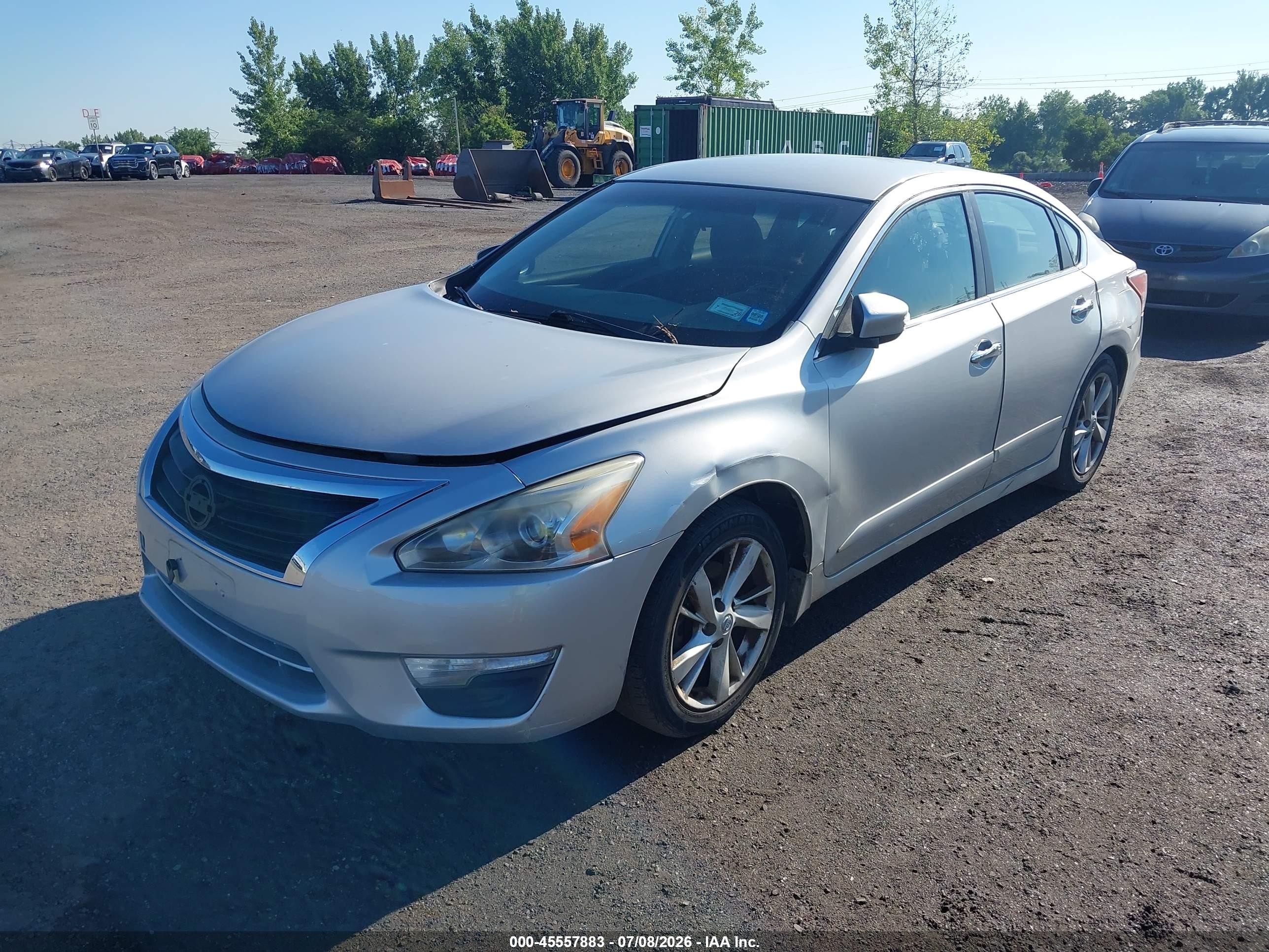 2013 Nissan Altima 2.5 Sv Silver vin: 1N4AL3AP9DC274252