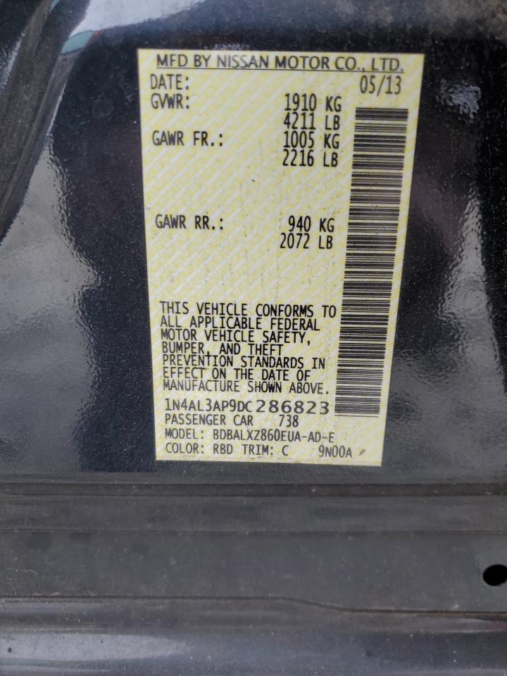 2013 Nissan Altima 2.5 Gray vin: 1N4AL3AP9DC286823