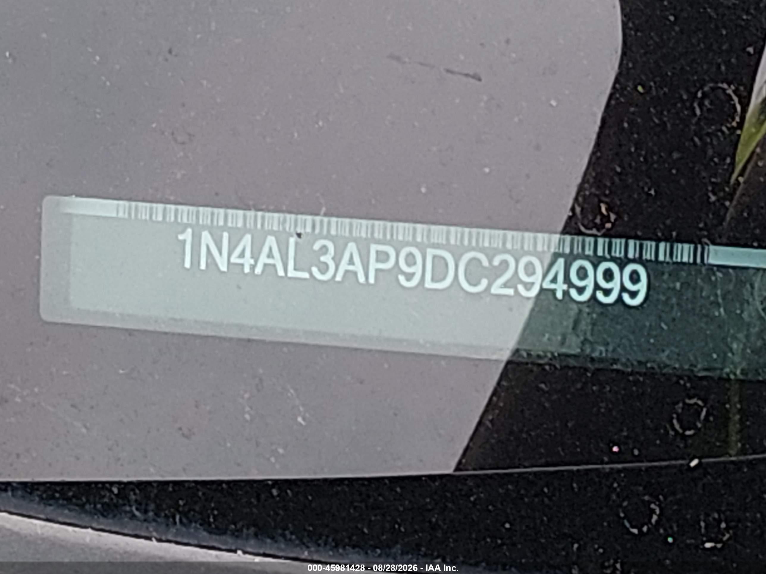 2013 Nissan Altima 2.5 Sv Black vin: 1N4AL3AP9DC294999