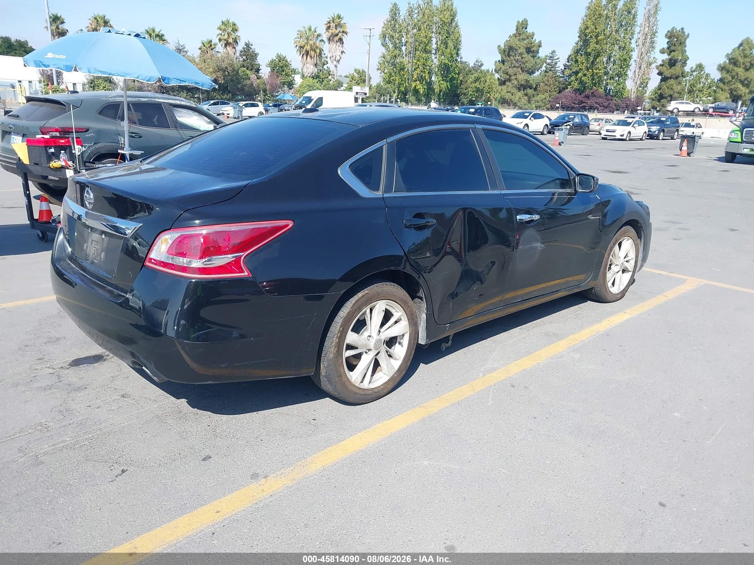 2013 Nissan Altima 2.5 Sv Black vin: 1N4AL3AP9DN408388