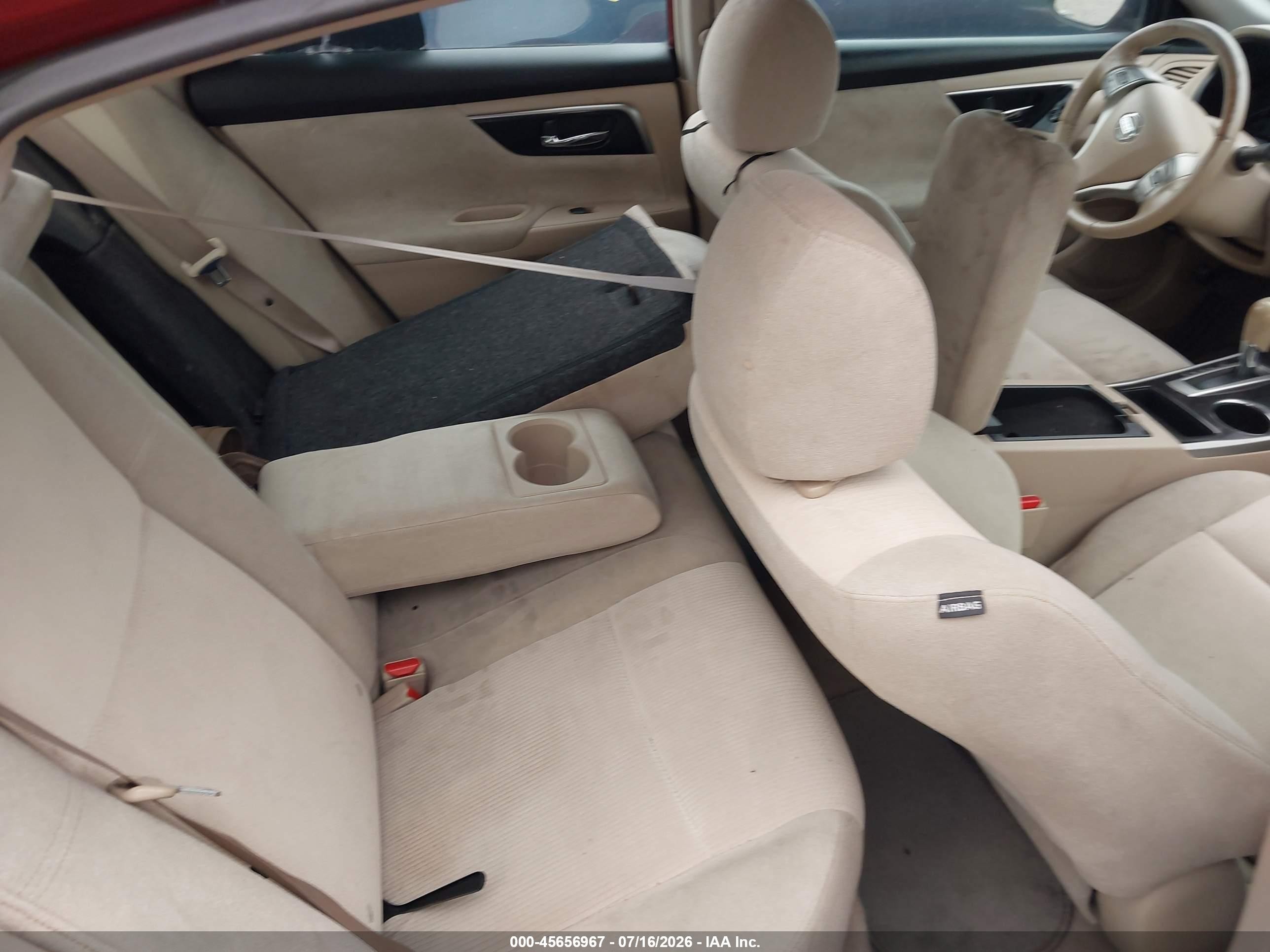 2013 Nissan Altima 2.5 Sv Red vin: 1N4AL3AP9DN421609