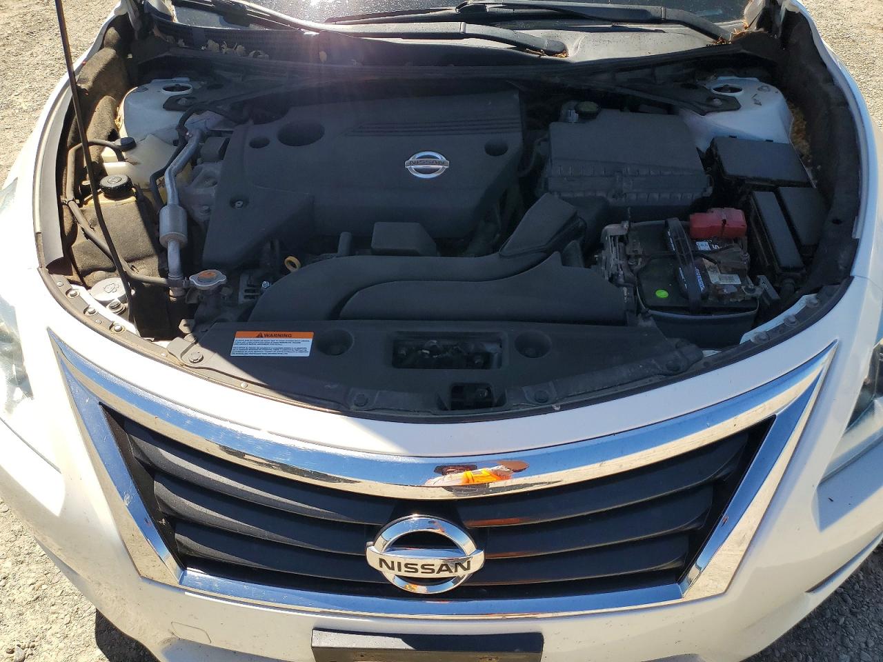 2013 Nissan Altima 2.5 White vin: 1N4AL3AP9DN435350