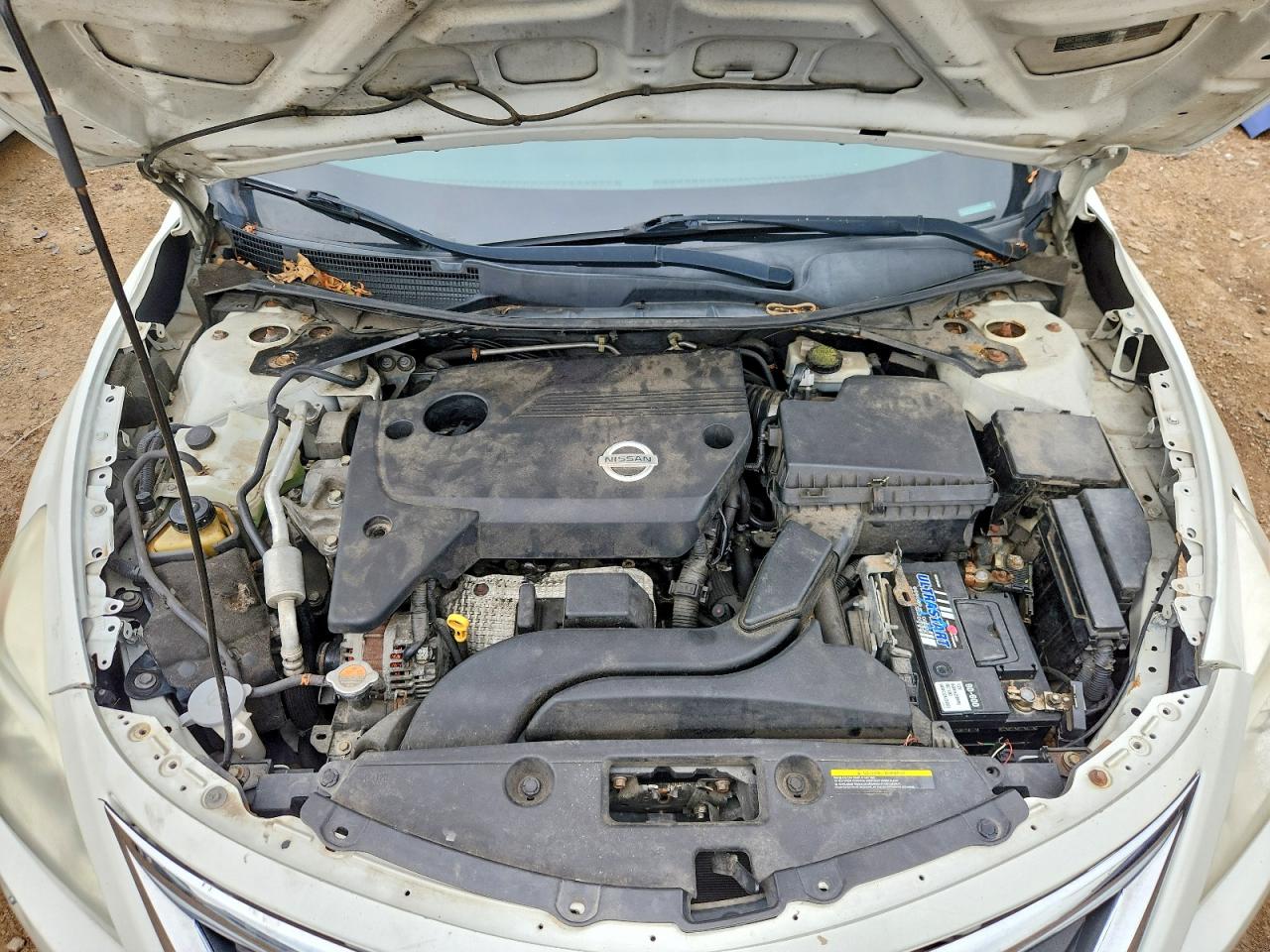 2013 Nissan Altima 2.5 White vin: 1N4AL3AP9DN436546