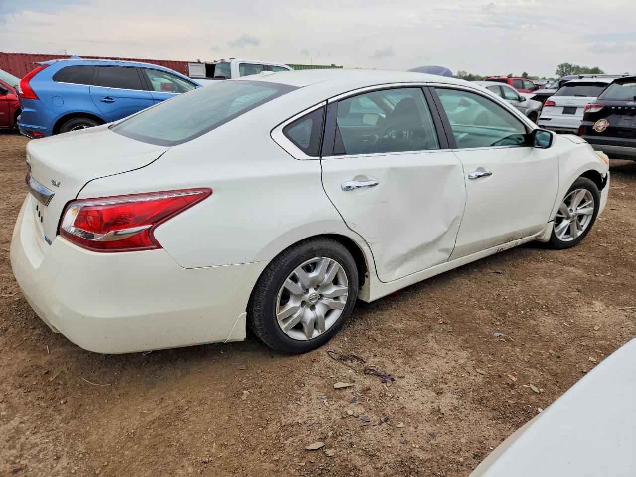 2013 Nissan Altima 2.5 White vin: 1N4AL3AP9DN436546