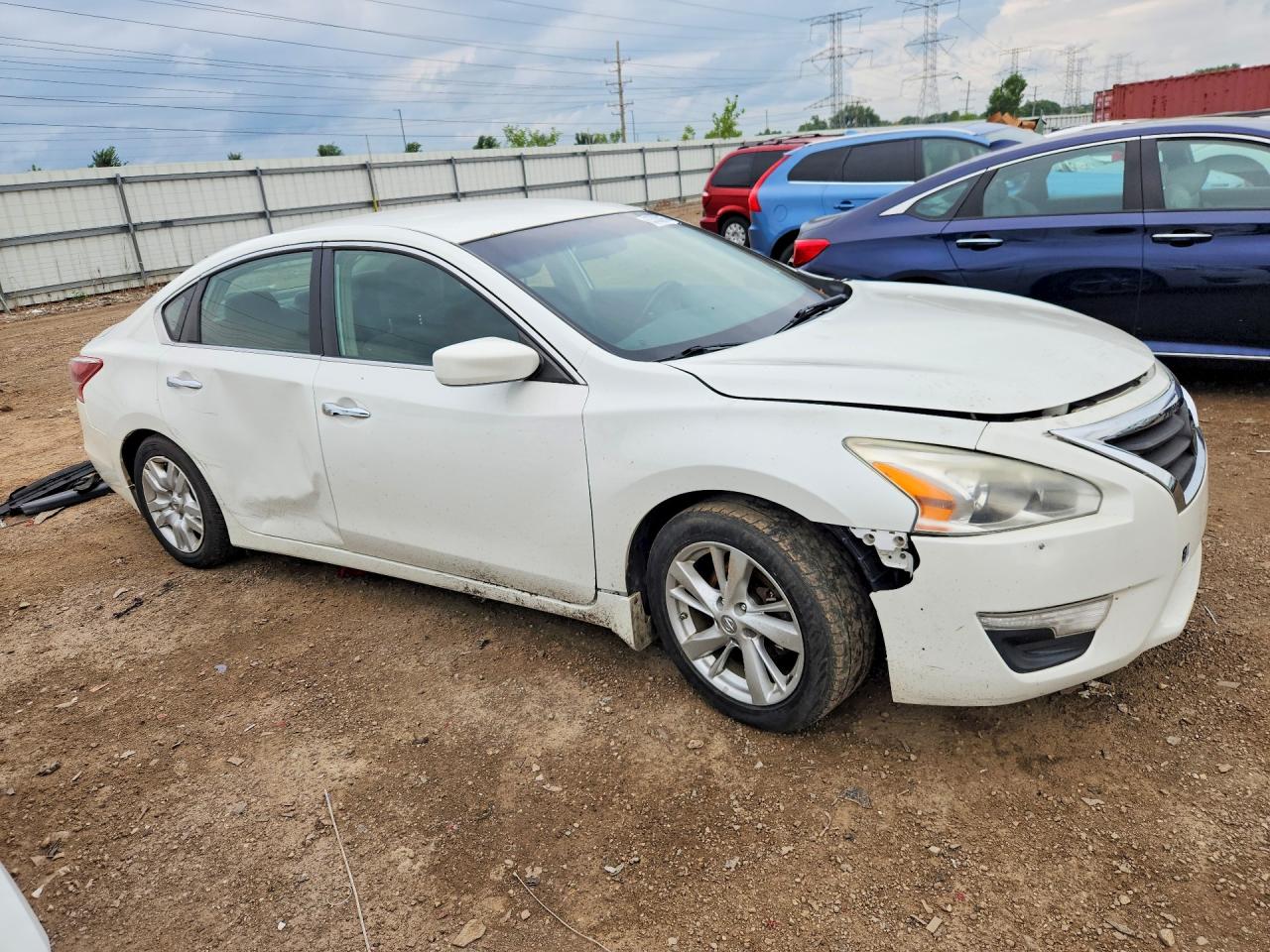 2013 Nissan Altima 2.5 White vin: 1N4AL3AP9DN436546