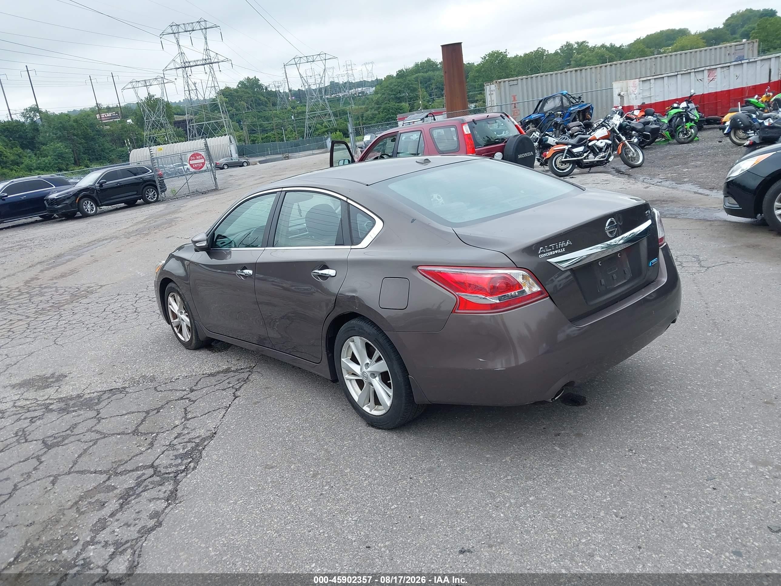 2013 Nissan Altima 2.5 Sv Brown vin: 1N4AL3AP9DN438071