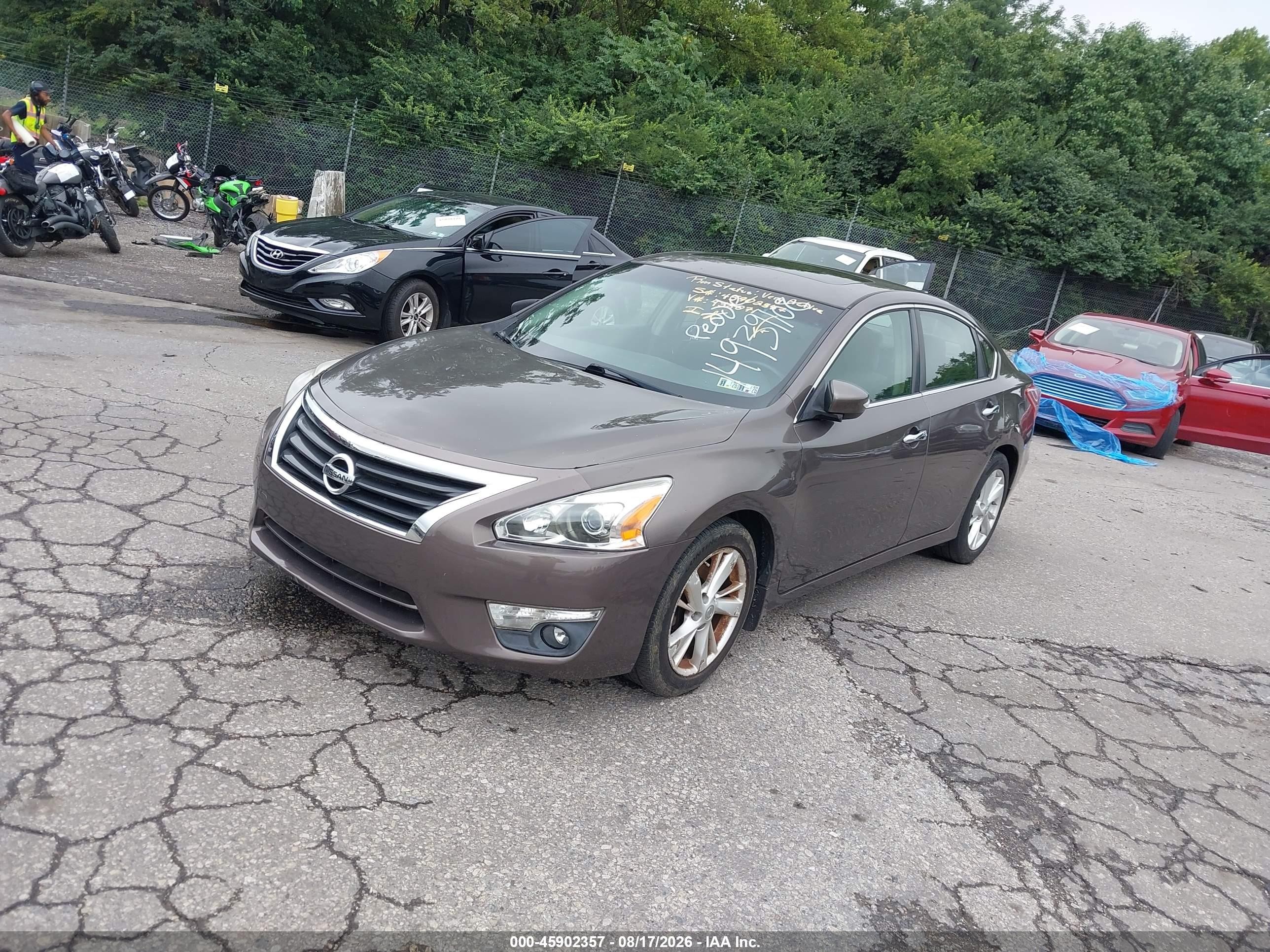 2013 Nissan Altima 2.5 Sv Brown vin: 1N4AL3AP9DN438071