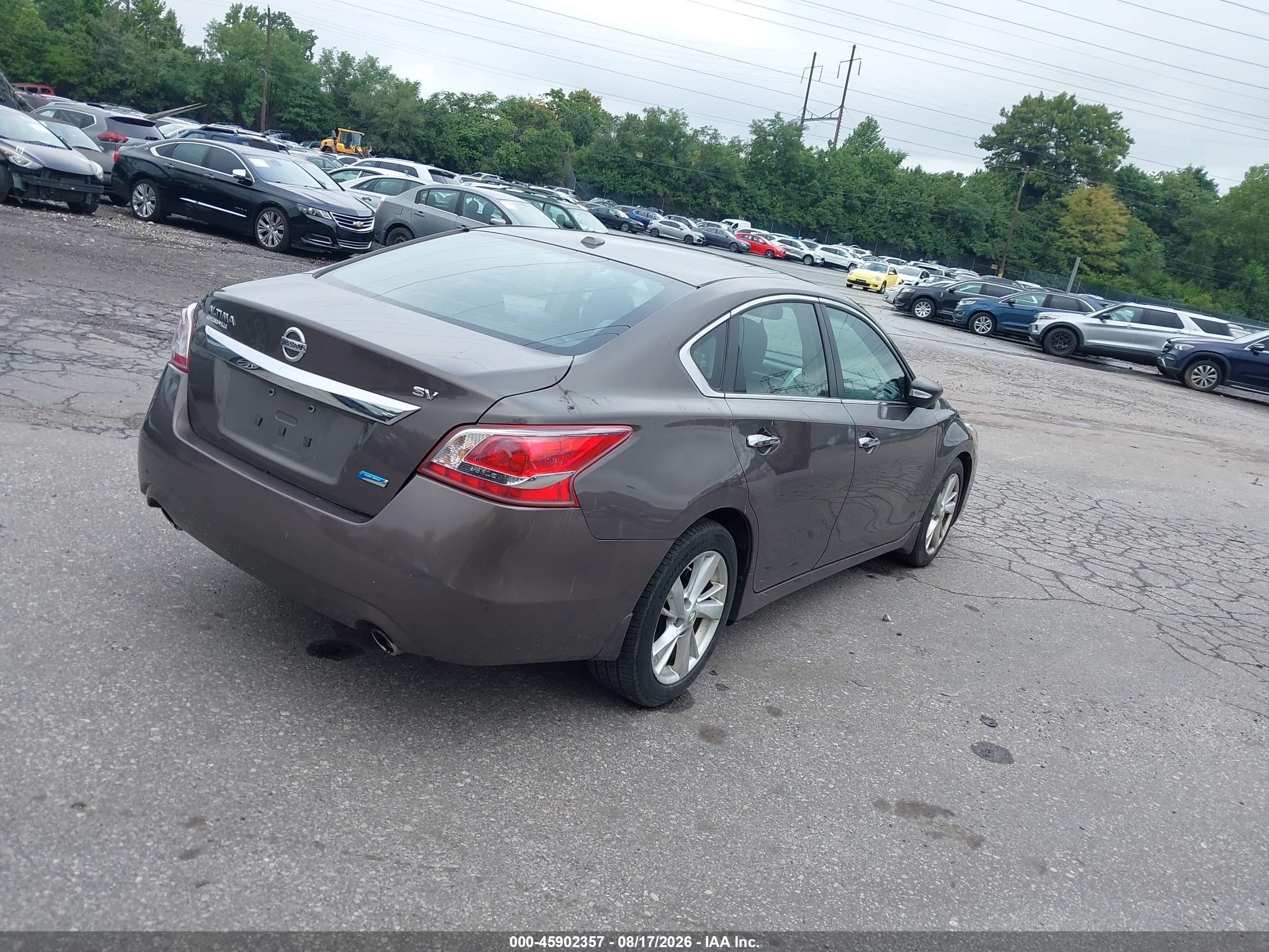 2013 Nissan Altima 2.5 Sv Brown vin: 1N4AL3AP9DN438071