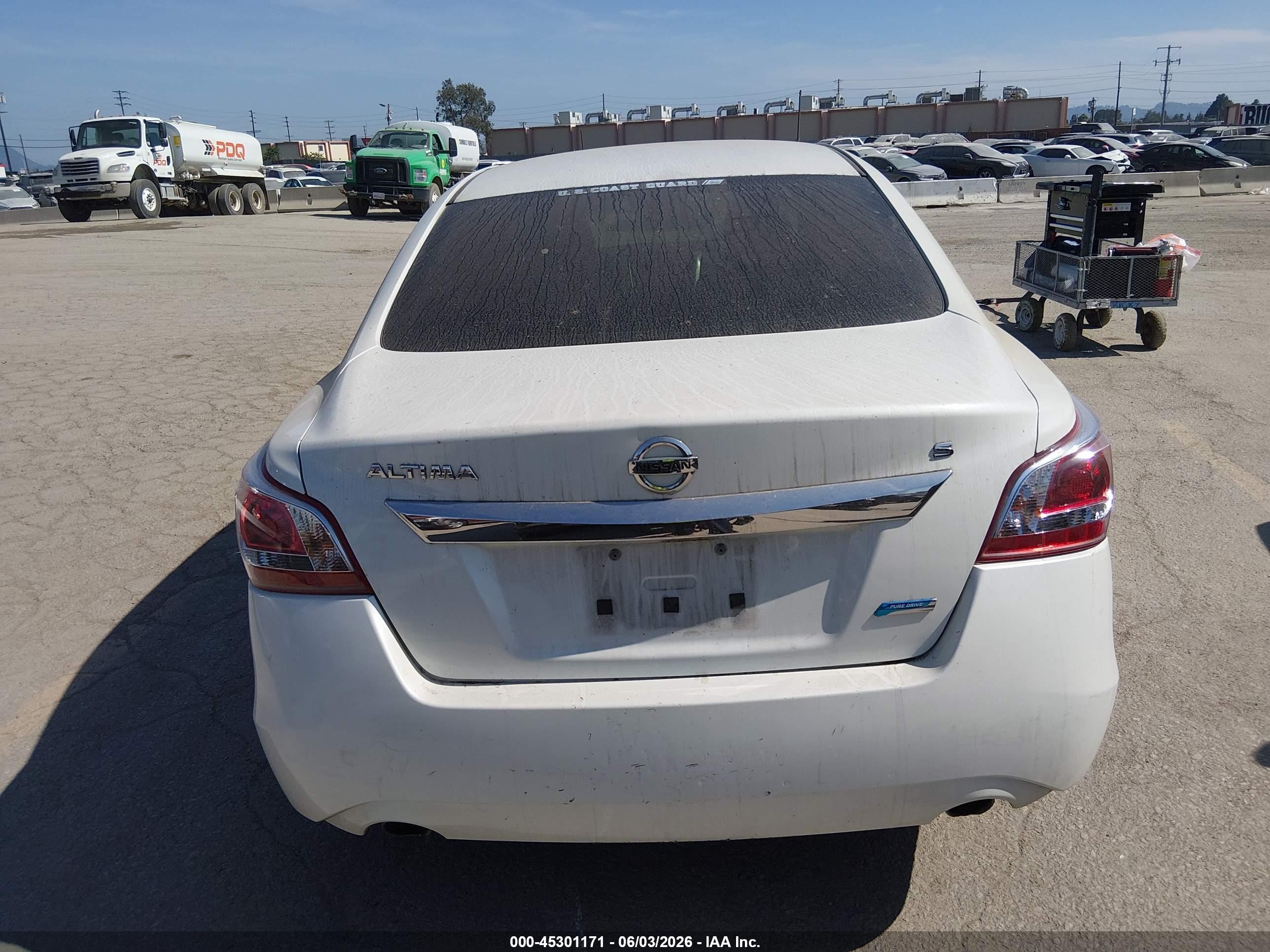 2013 Nissan Altima 2.5 S White vin: 1N4AL3AP9DN441861