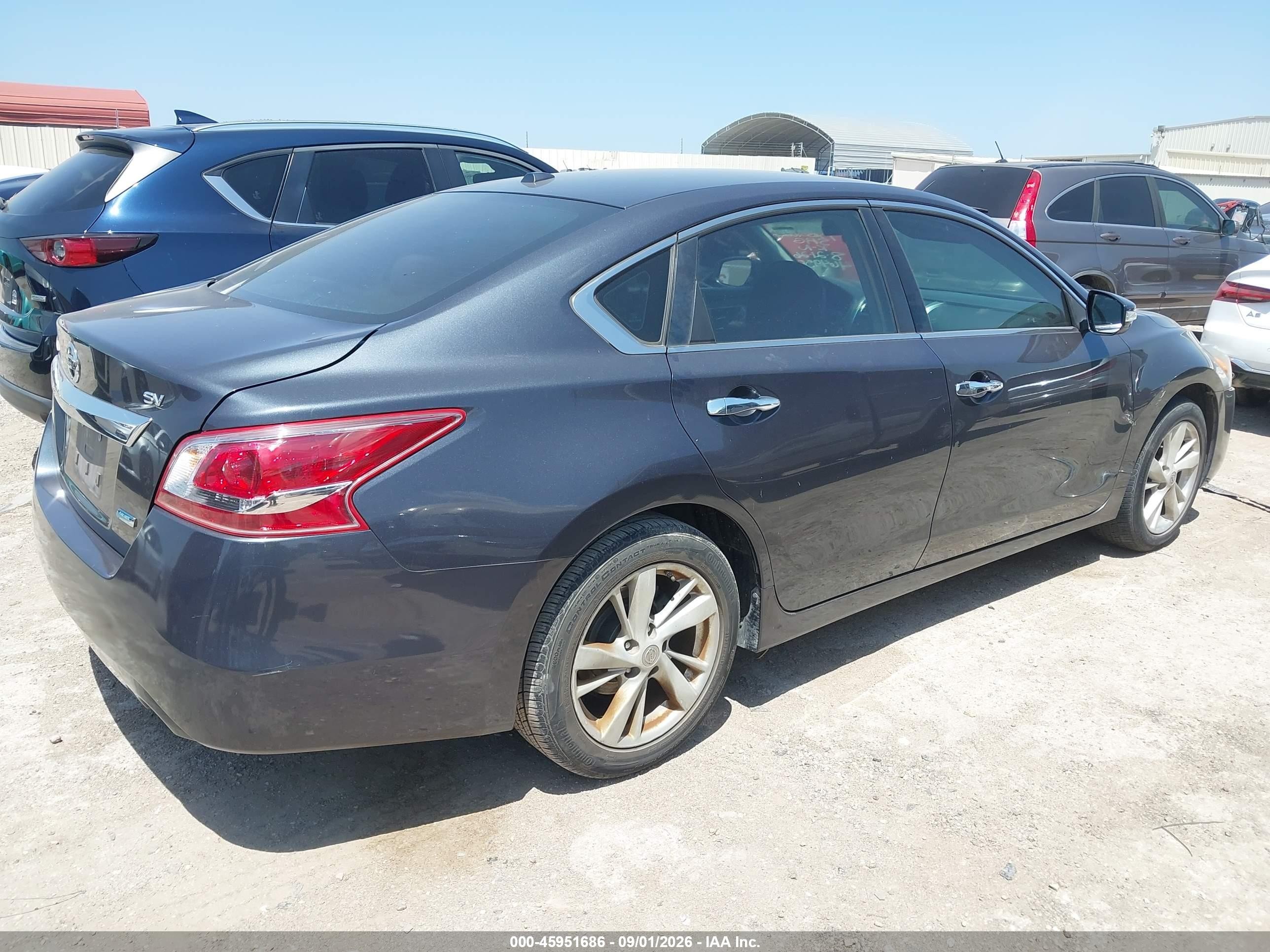 2013 Nissan Altima 2.5 Sv Gray vin: 1N4AL3AP9DN464959