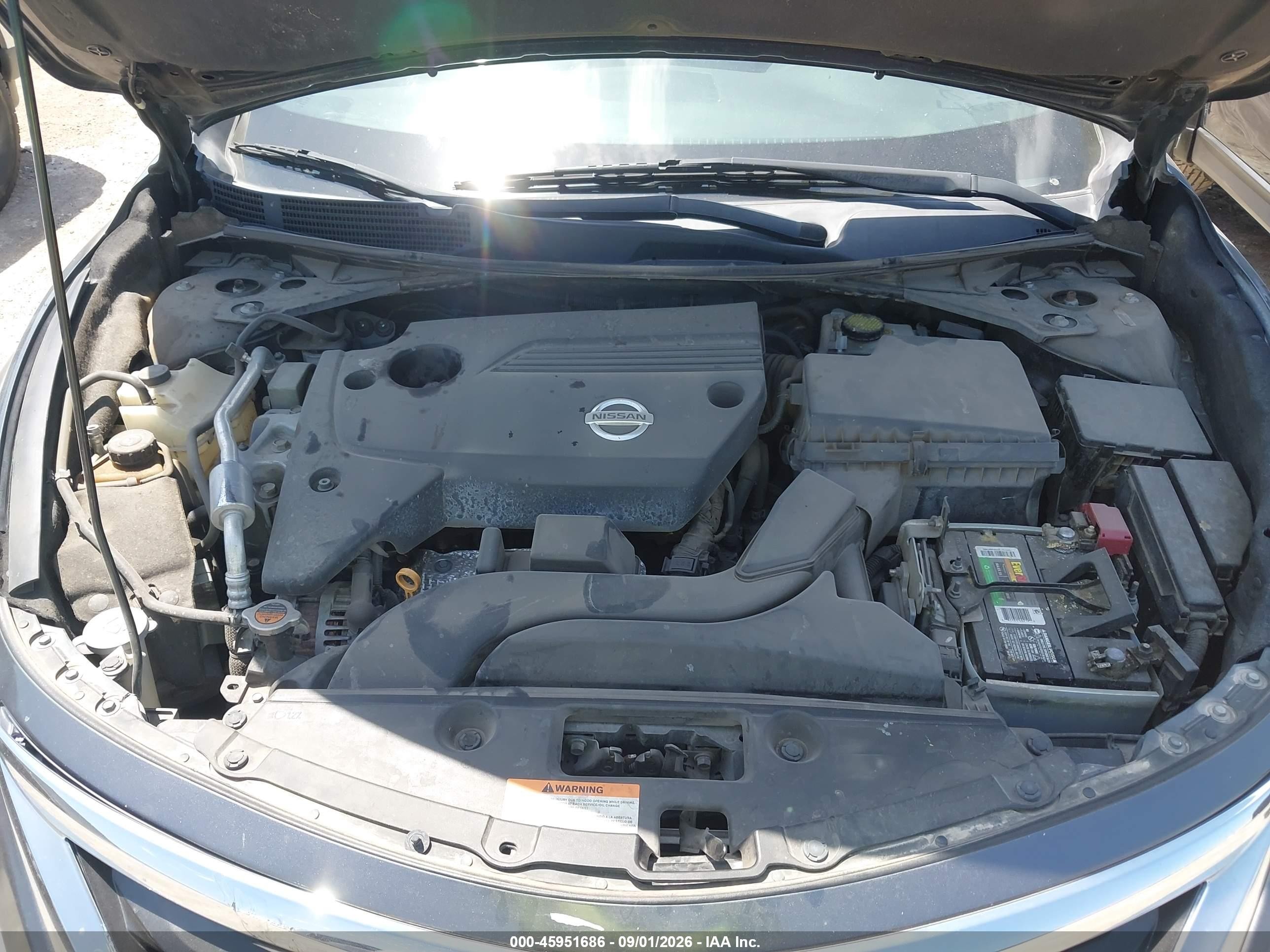 2013 Nissan Altima 2.5 Sv Gray vin: 1N4AL3AP9DN464959