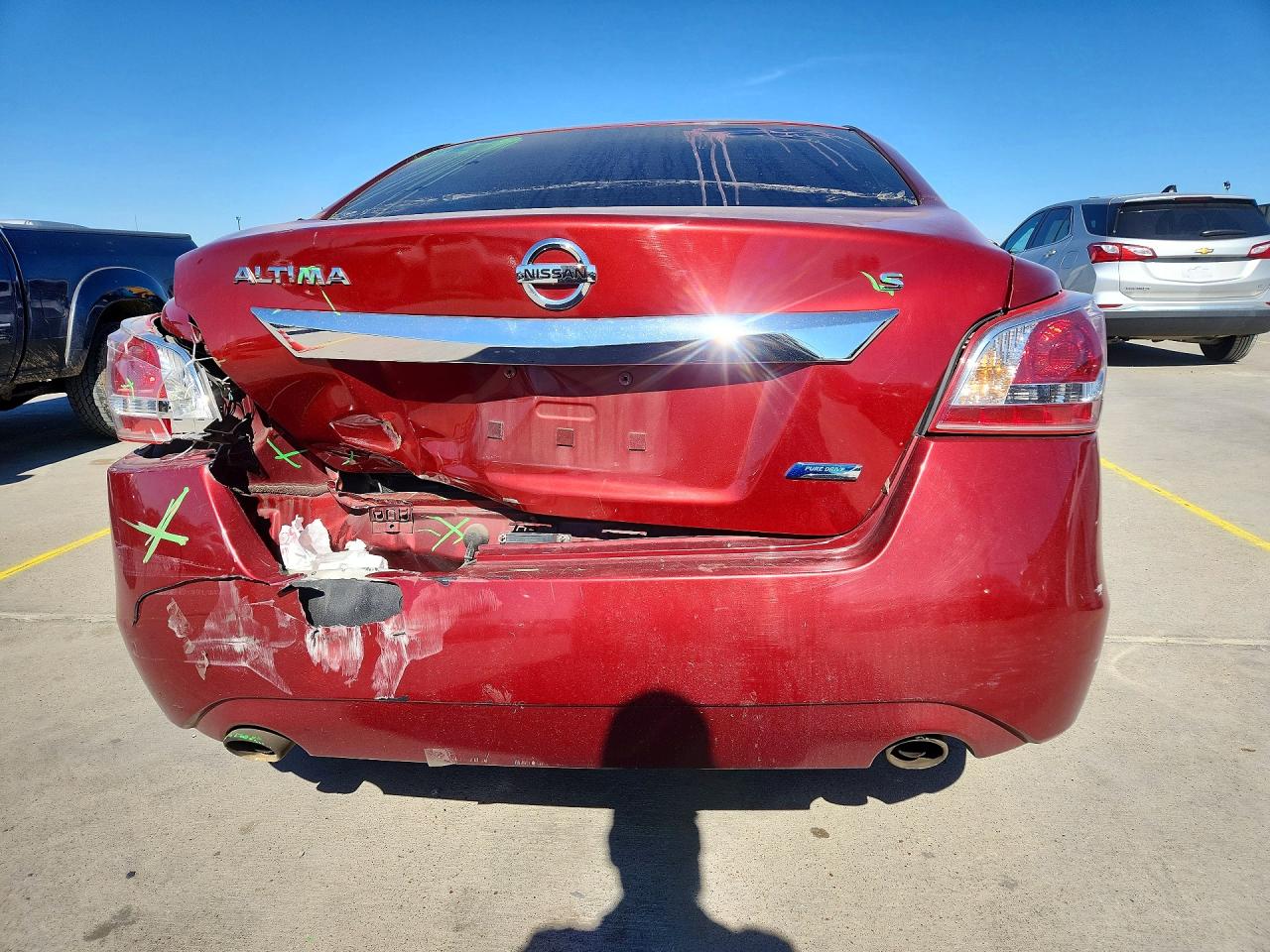 2013 Nissan Altima 2.5 Красный vin: 1N4AL3AP9DN468588