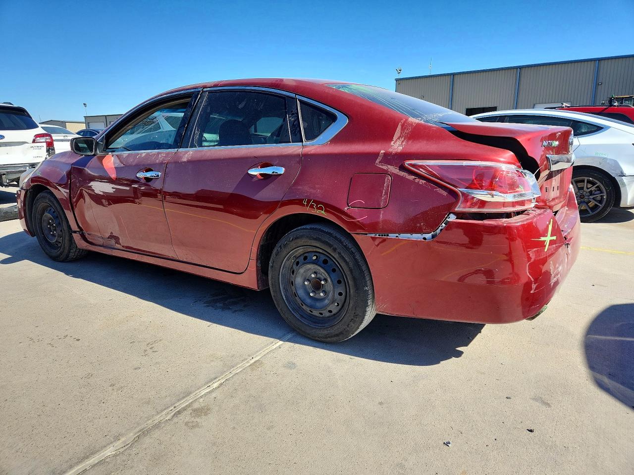 2013 Nissan Altima 2.5 Красный vin: 1N4AL3AP9DN468588