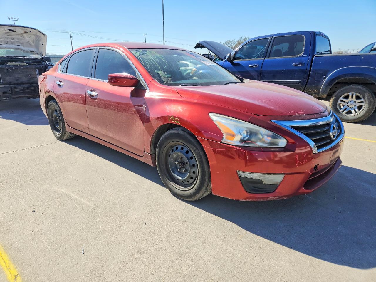 2013 Nissan Altima 2.5 Красный vin: 1N4AL3AP9DN468588