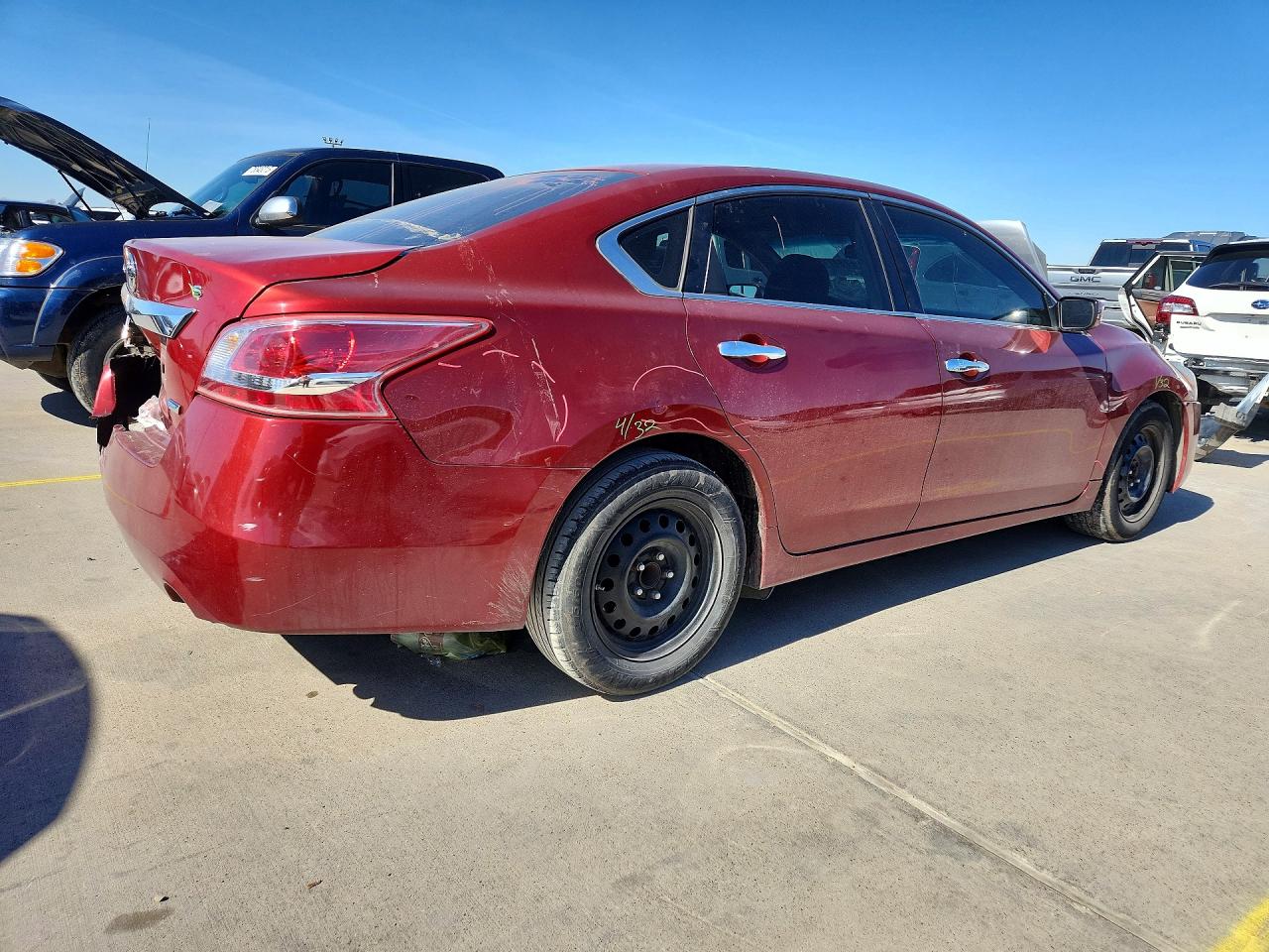 2013 Nissan Altima 2.5 Красный vin: 1N4AL3AP9DN468588