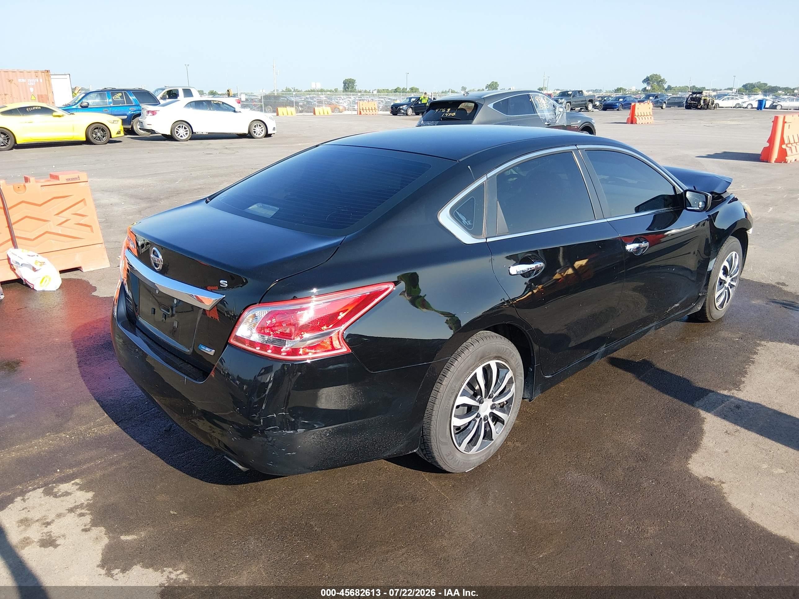 2013 Nissan Altima 2.5 S Black vin: 1N4AL3AP9DN498089