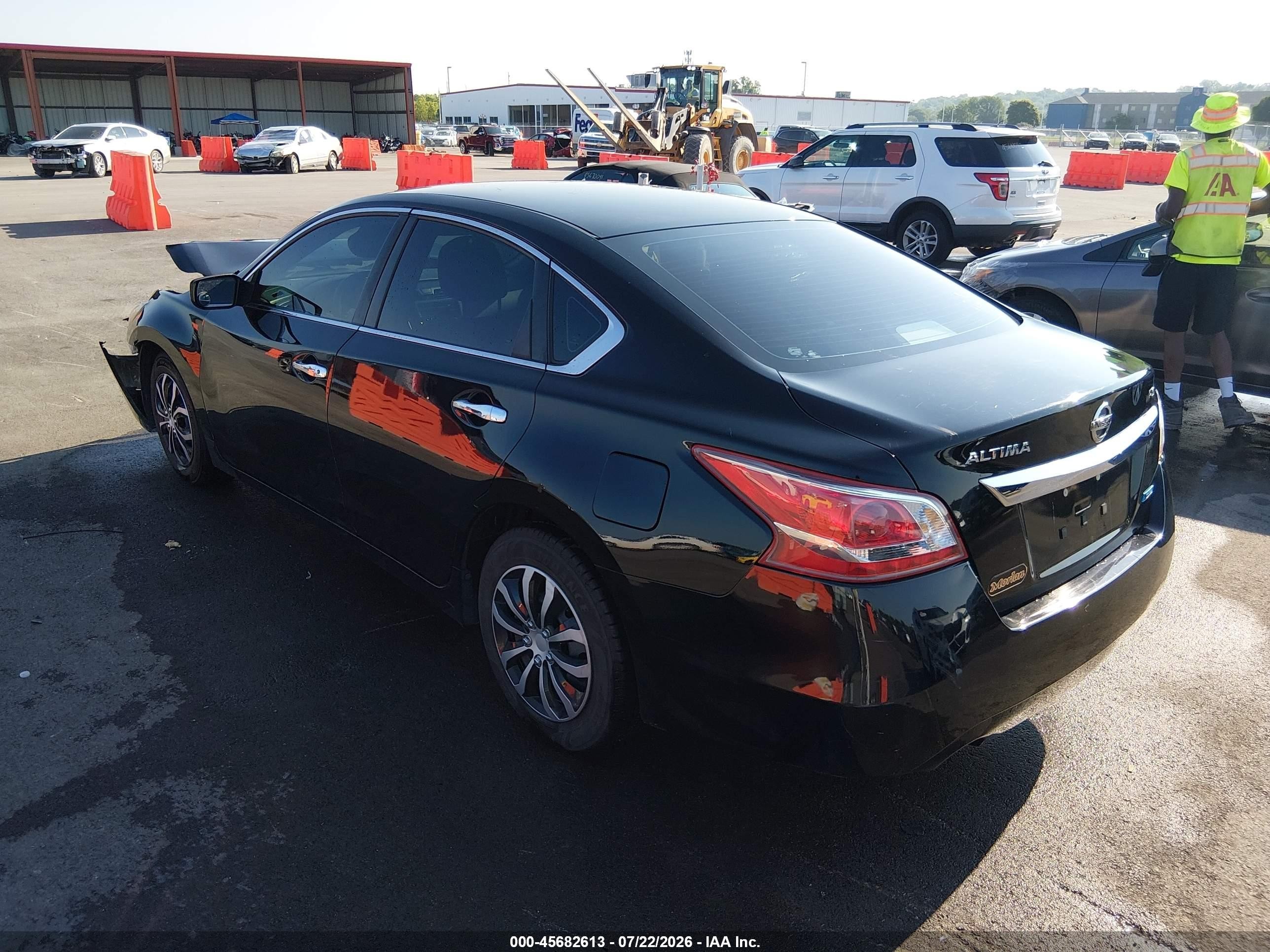 2013 Nissan Altima 2.5 S Black vin: 1N4AL3AP9DN498089