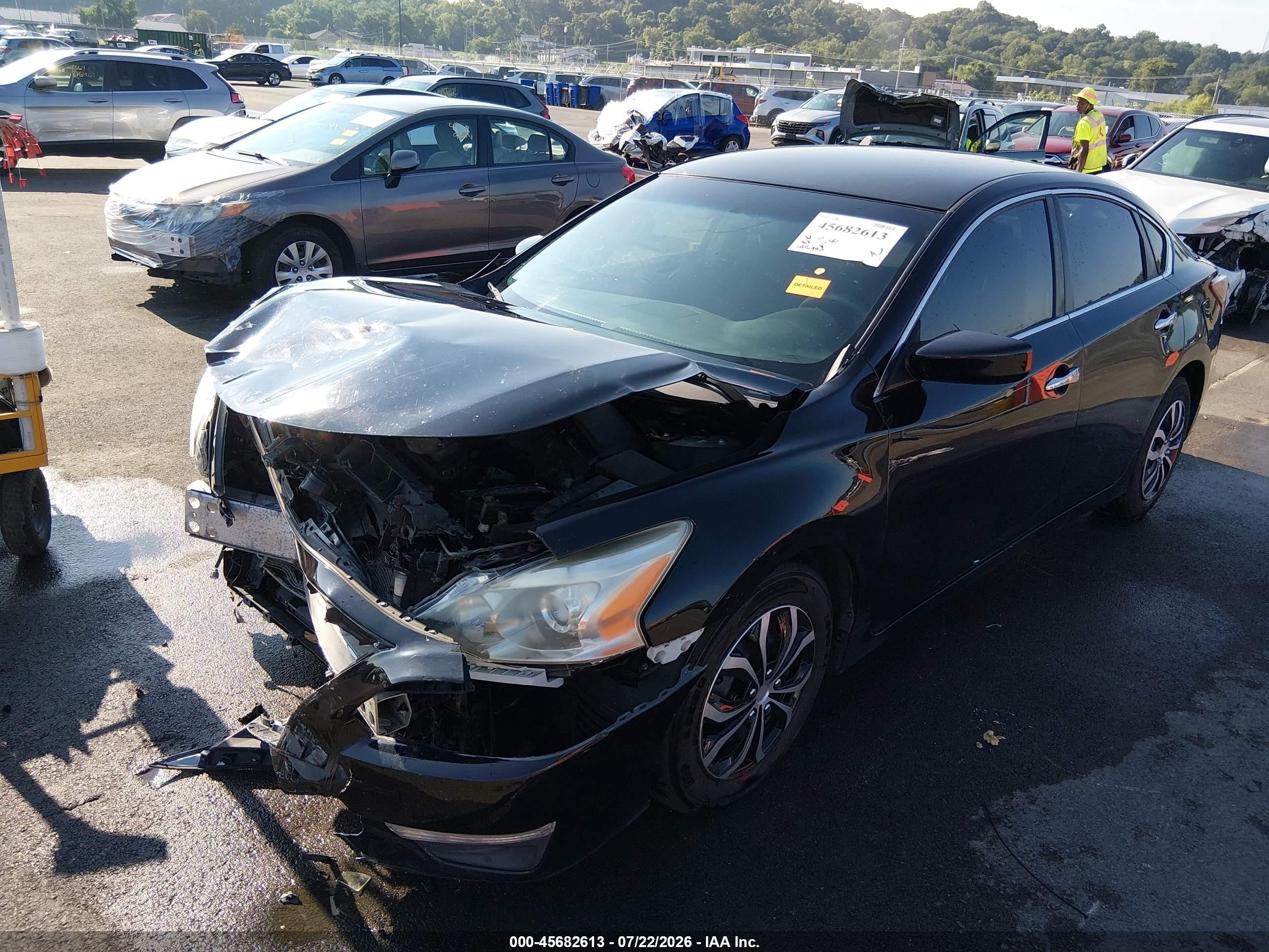 2013 Nissan Altima 2.5 S Black vin: 1N4AL3AP9DN498089