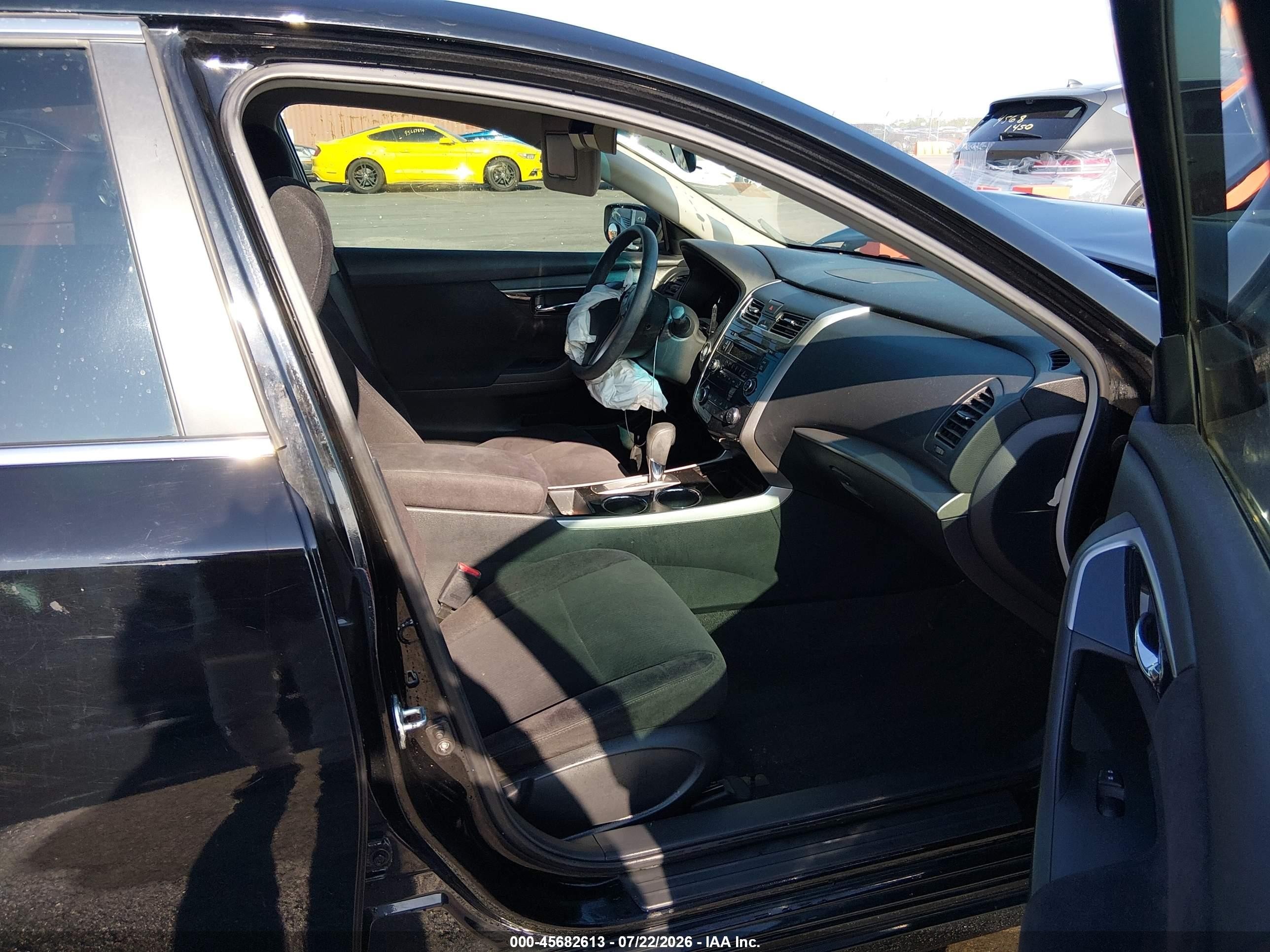 2013 Nissan Altima 2.5 S Black vin: 1N4AL3AP9DN498089