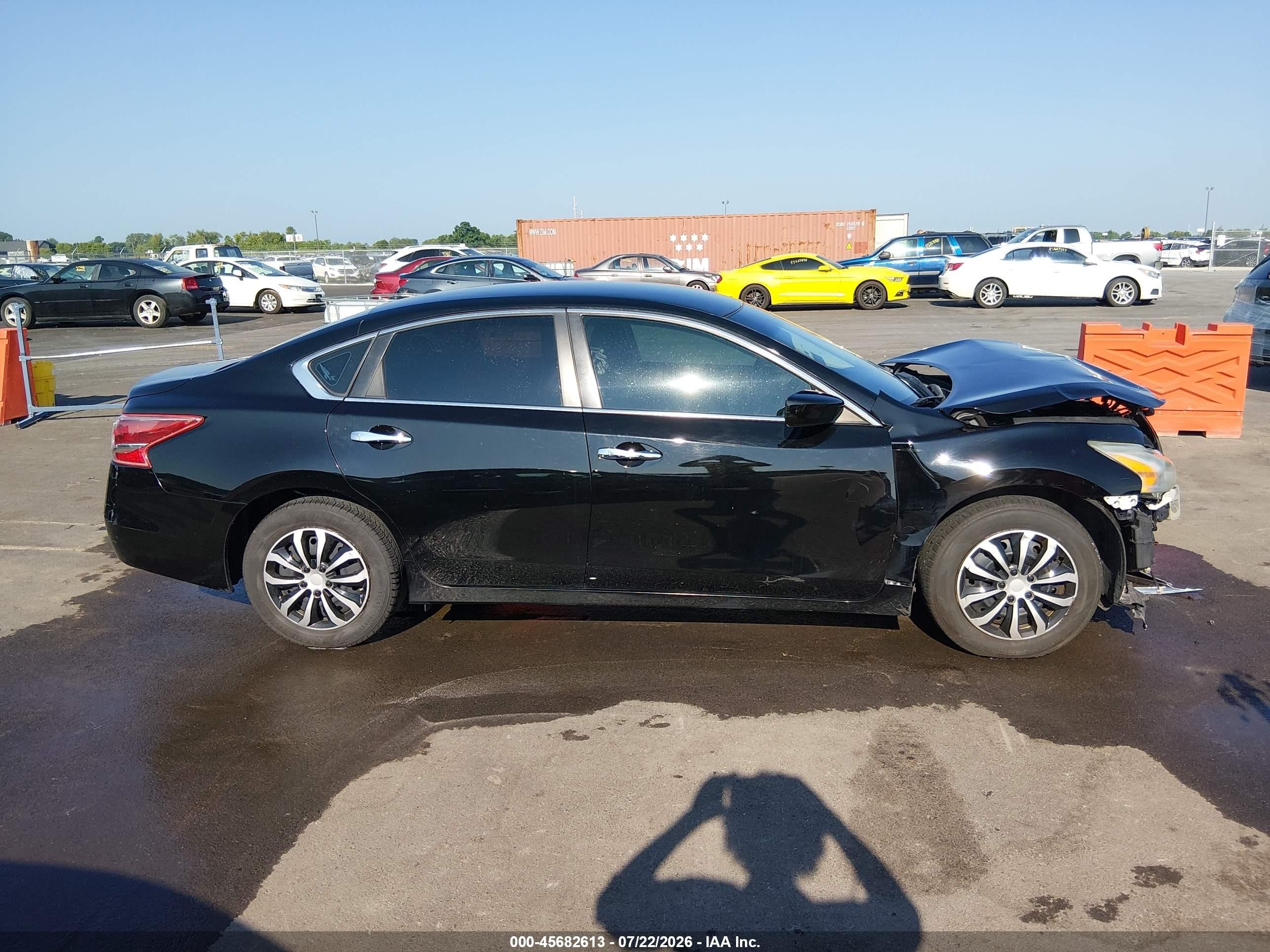 2013 Nissan Altima 2.5 S Black vin: 1N4AL3AP9DN498089