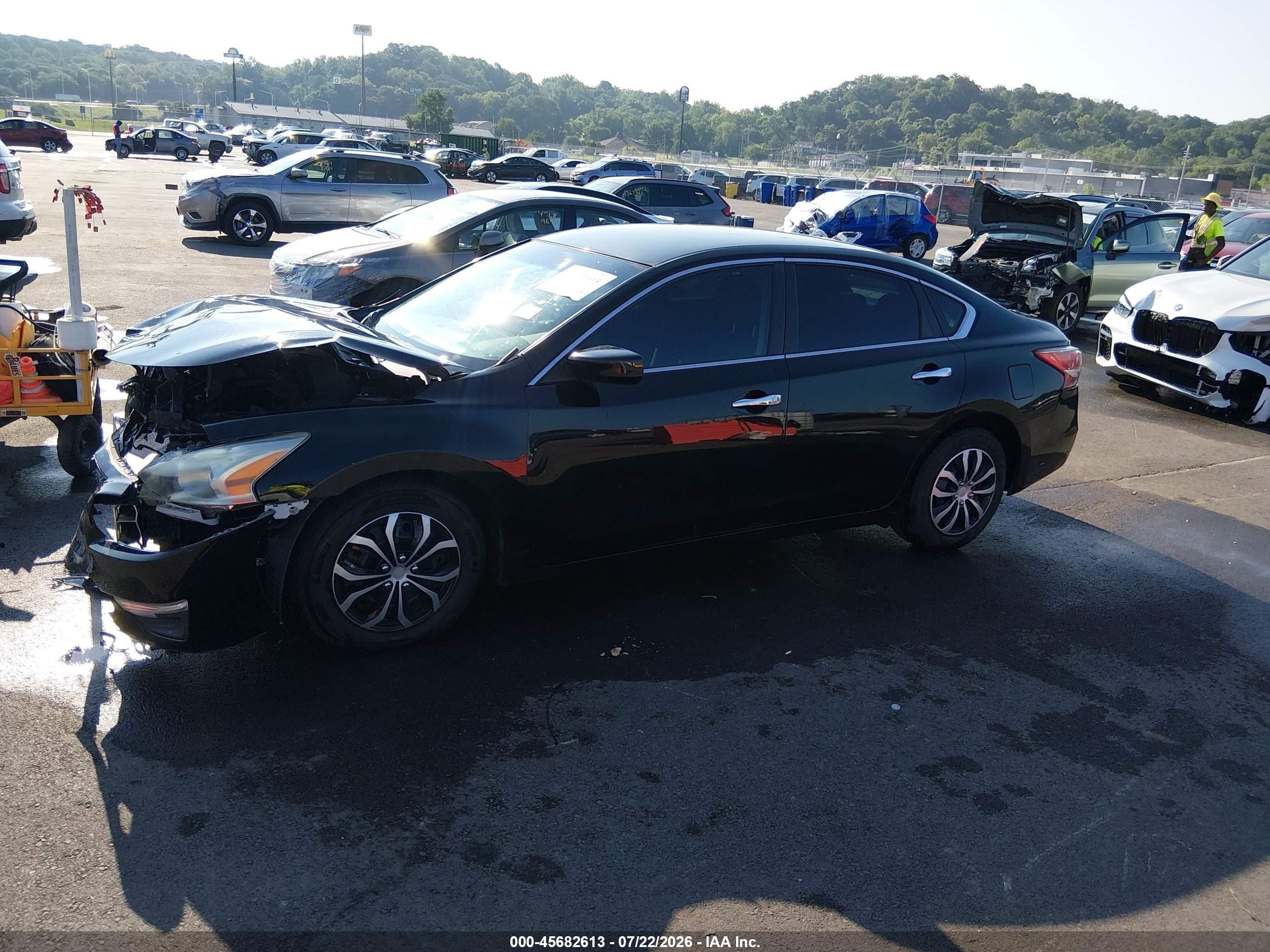2013 Nissan Altima 2.5 S Black vin: 1N4AL3AP9DN498089