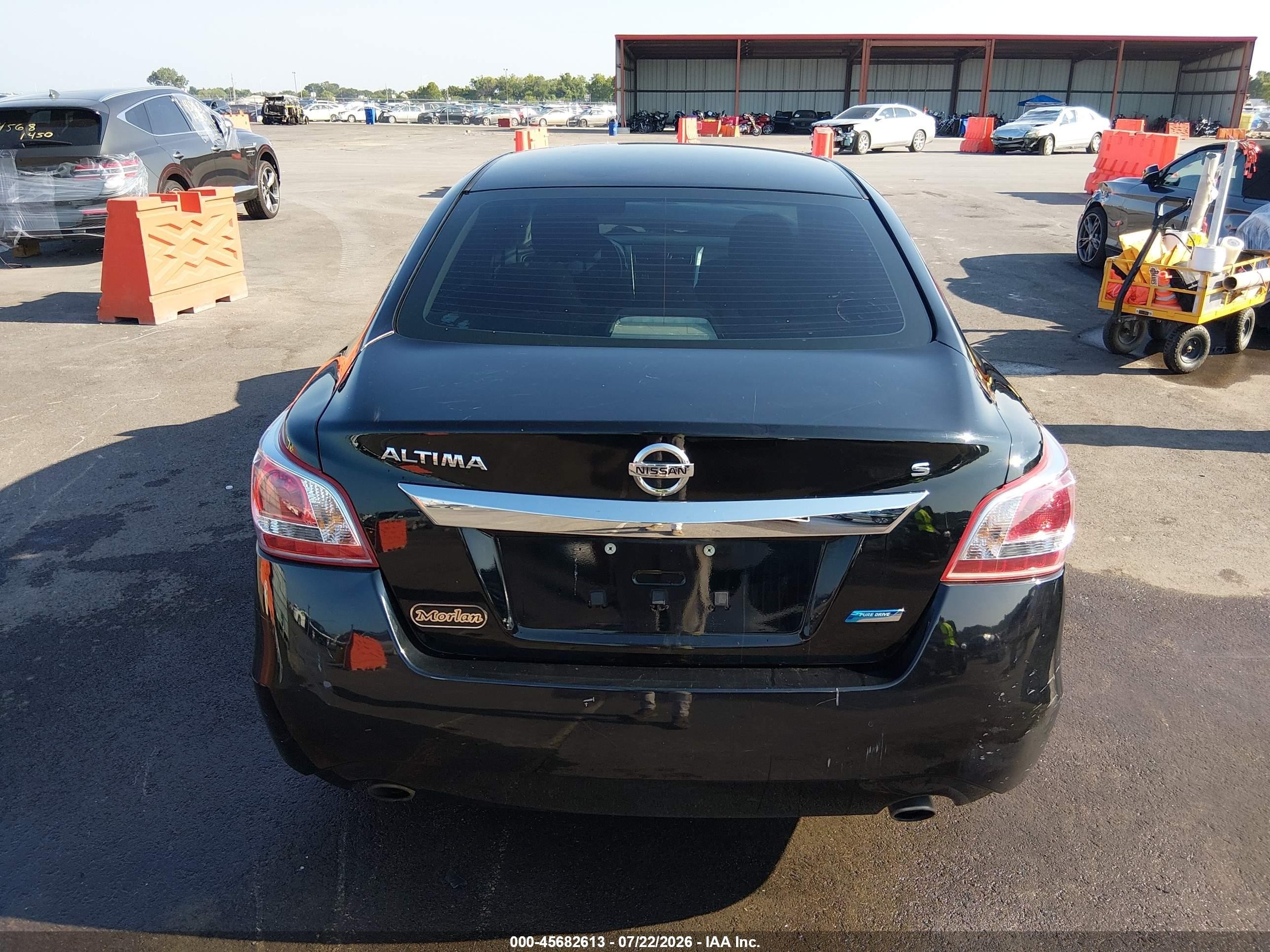 2013 Nissan Altima 2.5 S Black vin: 1N4AL3AP9DN498089