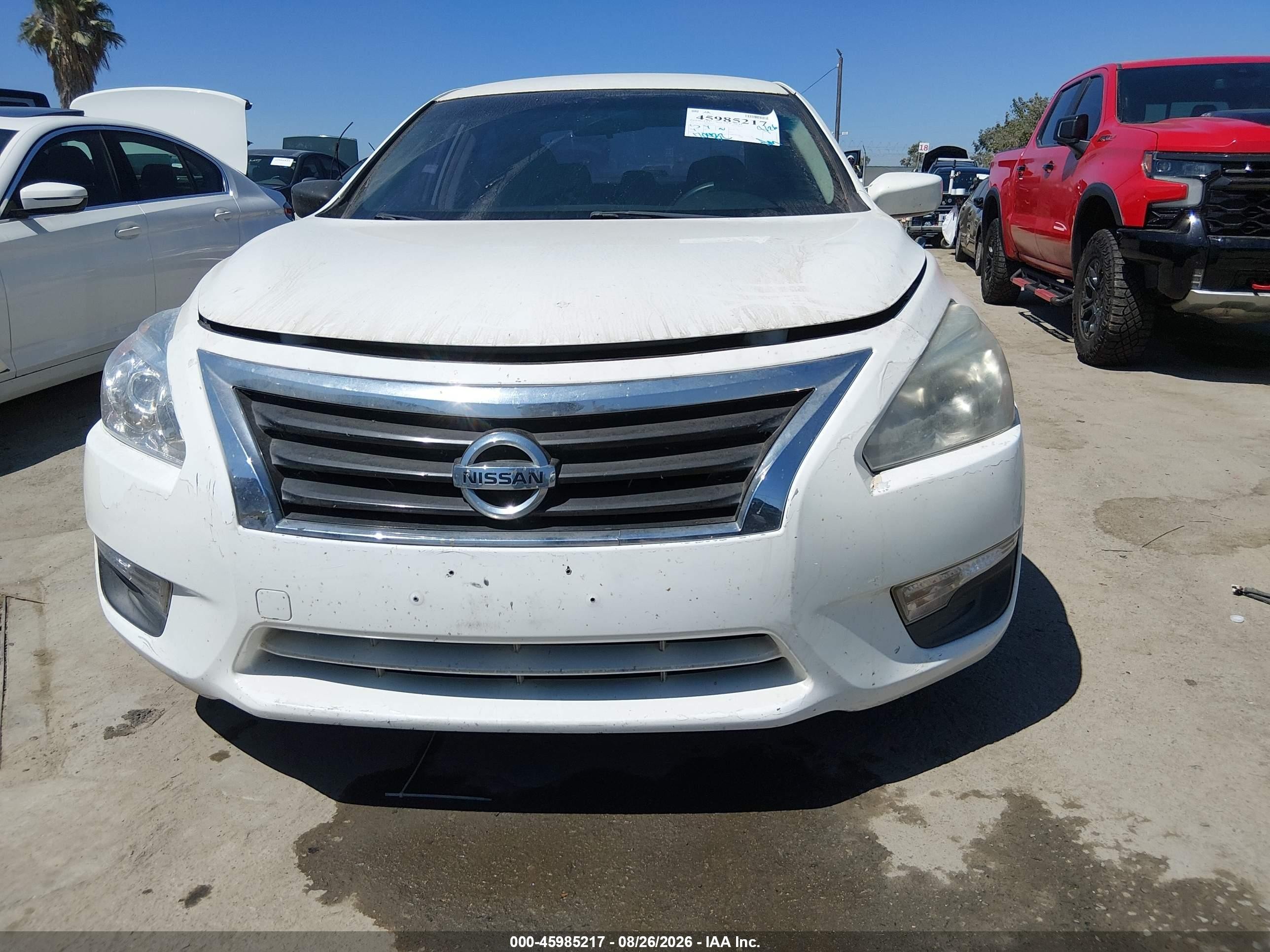 2013 Nissan Altima 2.5 S White vin: 1N4AL3AP9DN502139