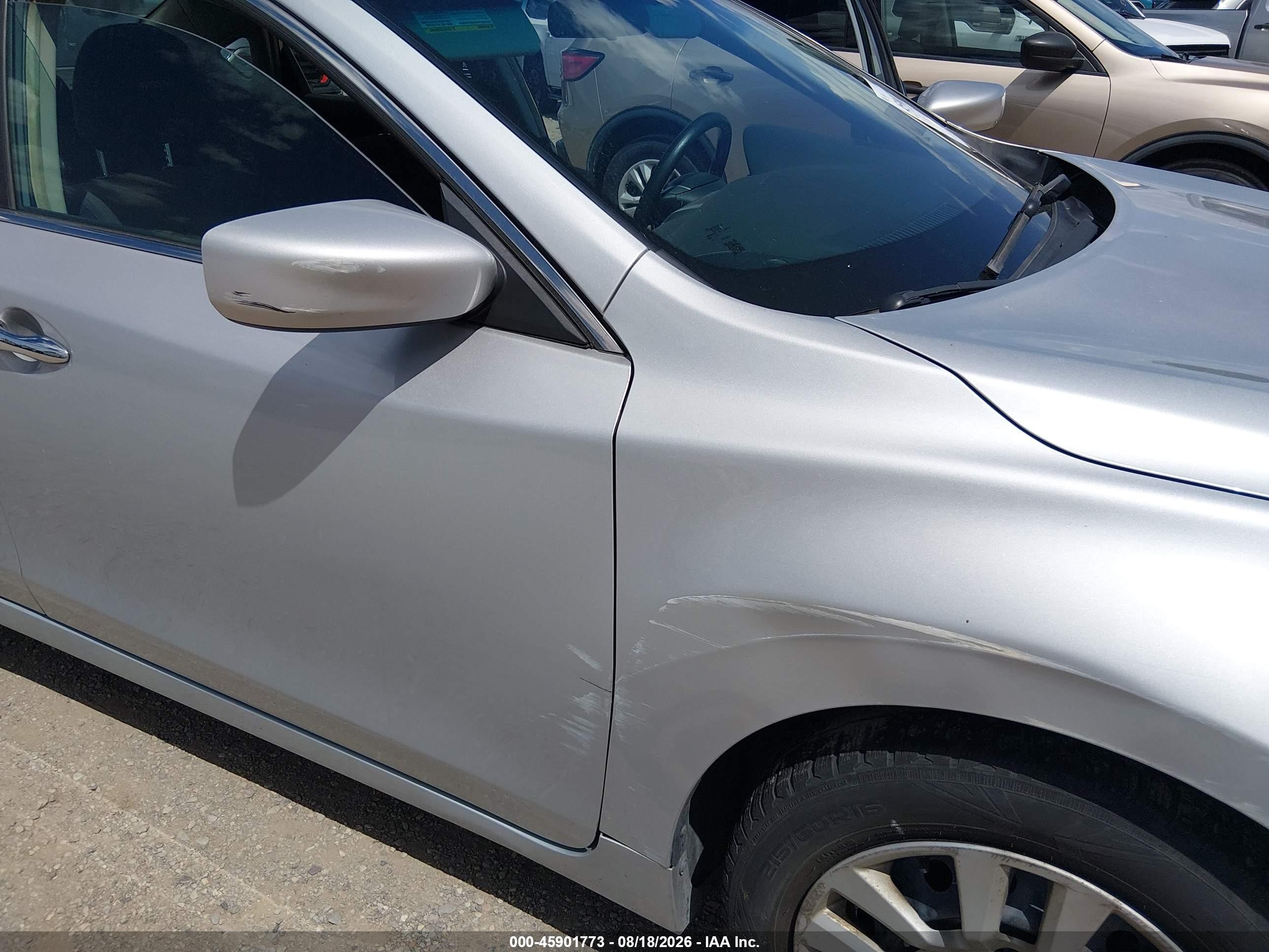 2013 Nissan Altima 2.5 S Серебряный vin: 1N4AL3AP9DN509849