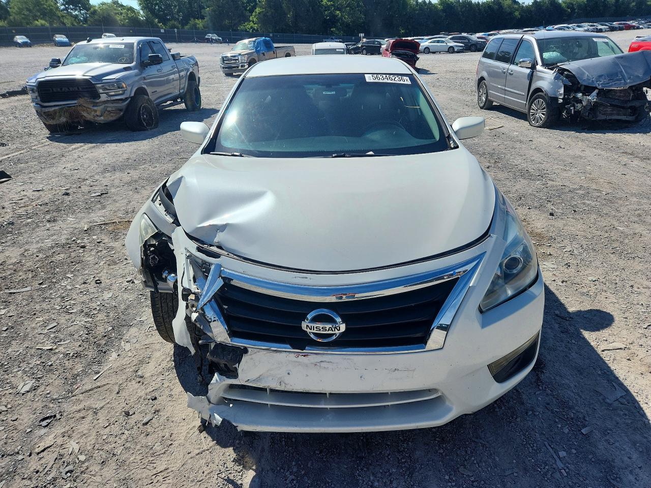 2013 Nissan Altima 2.5 White vin: 1N4AL3AP9DN523220
