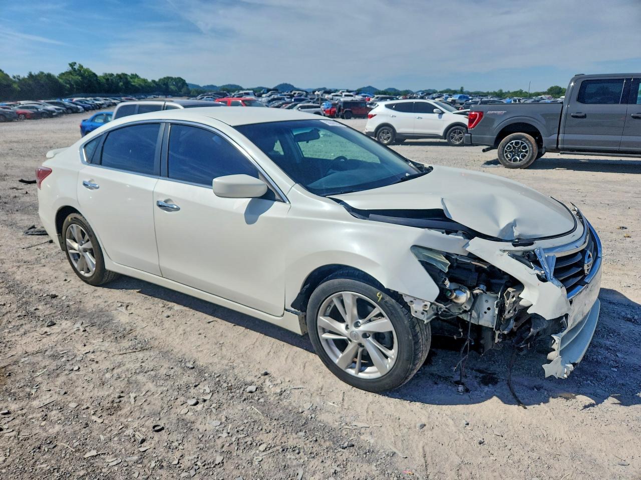 2013 Nissan Altima 2.5 White vin: 1N4AL3AP9DN523220
