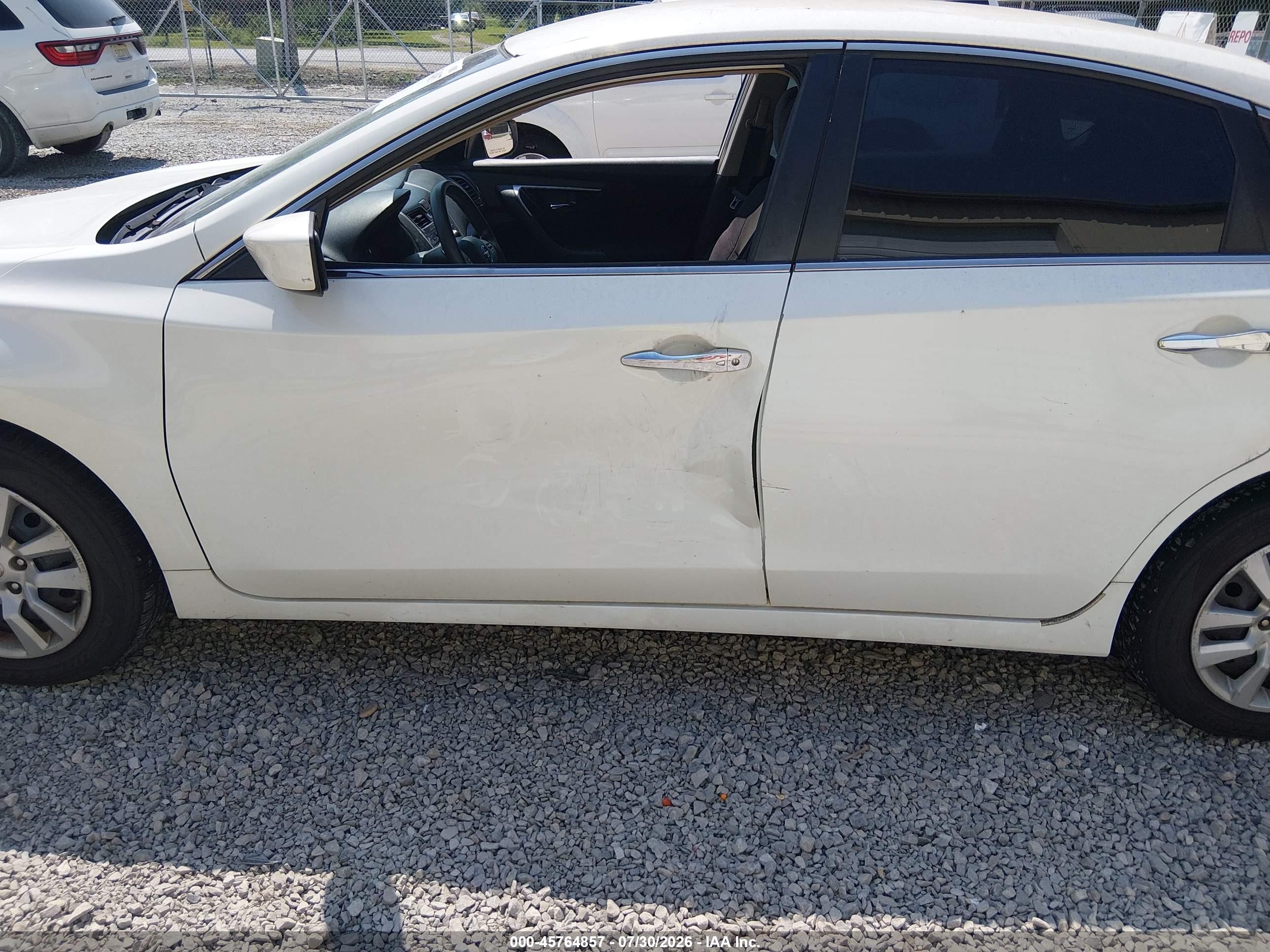 2013 Nissan Altima 2.5 S White vin: 1N4AL3AP9DN523783