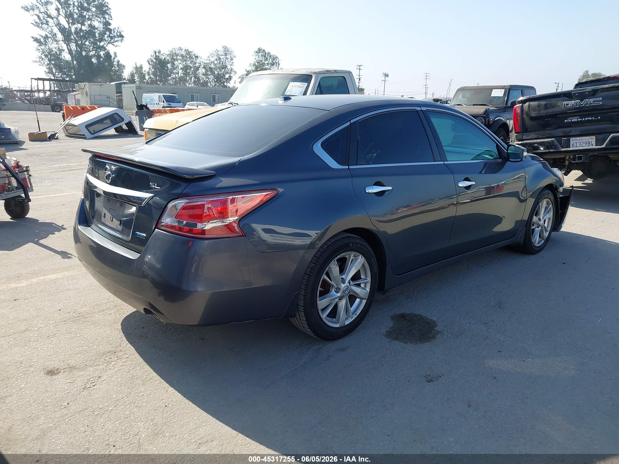 2013 Nissan Altima 2.5 Sl Серый vin: 1N4AL3AP9DN525131