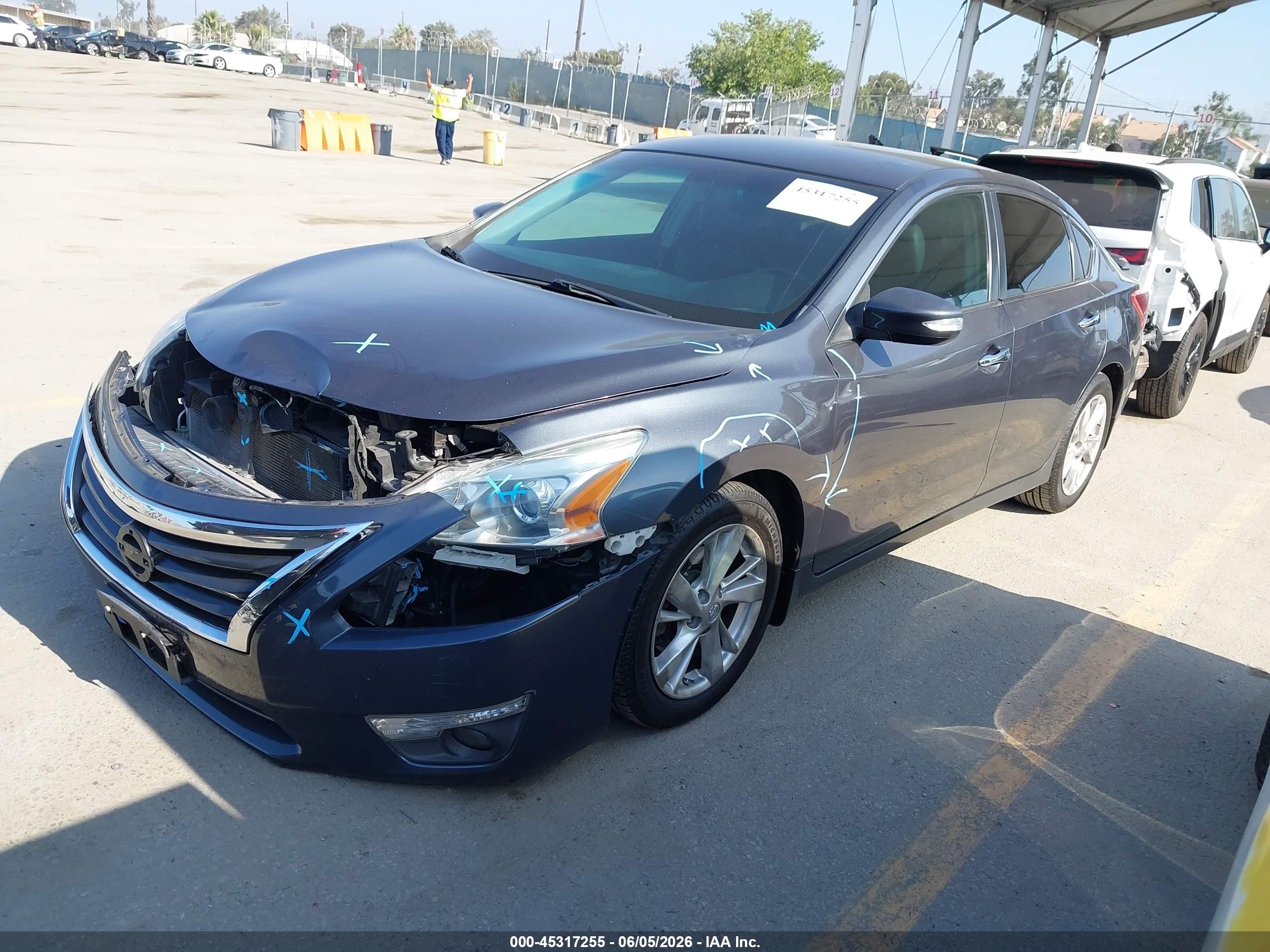 2013 Nissan Altima 2.5 Sl Серый vin: 1N4AL3AP9DN525131