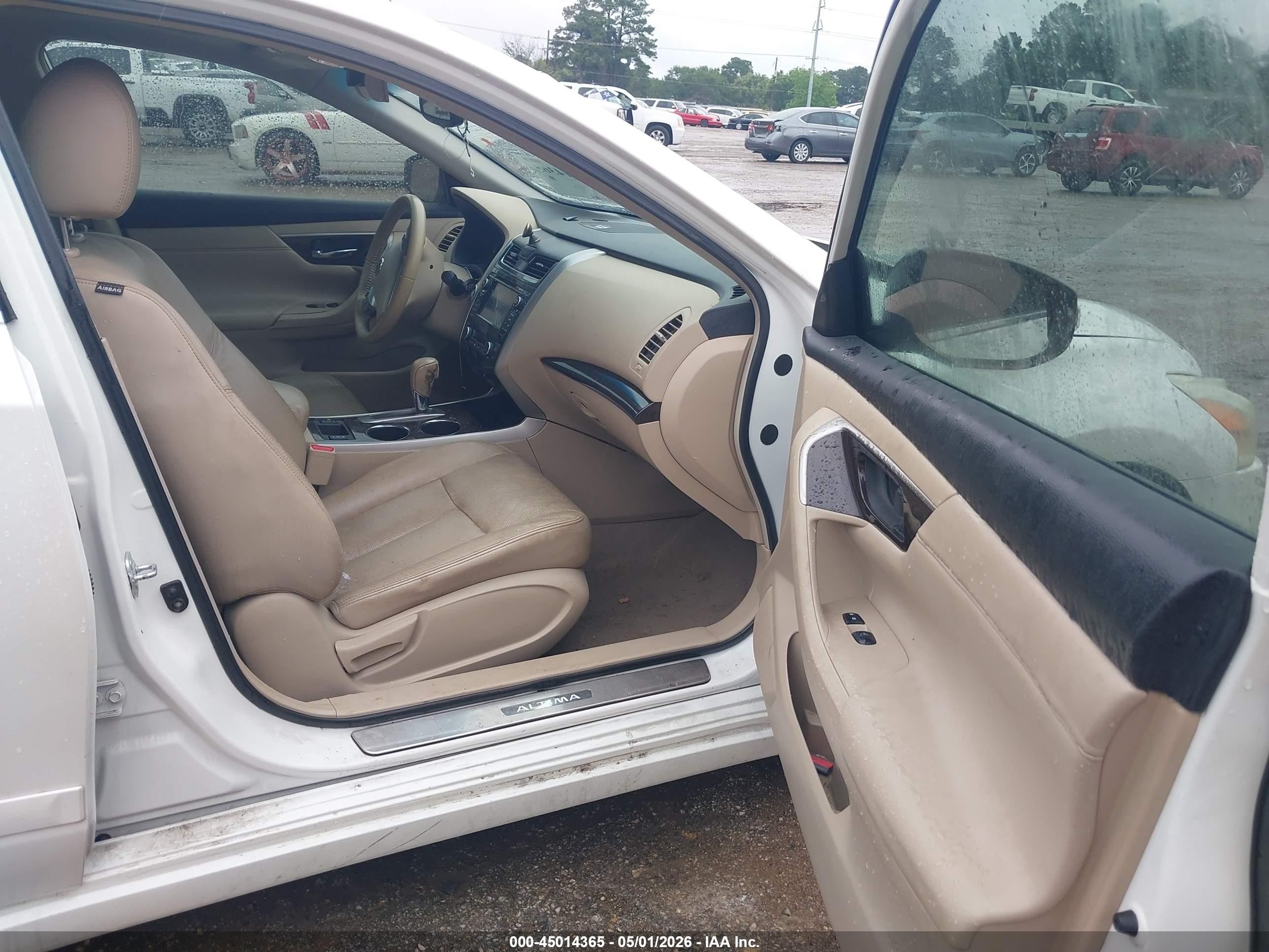 2013 Nissan Altima 2.5 Sl Белый vin: 1N4AL3AP9DN539191