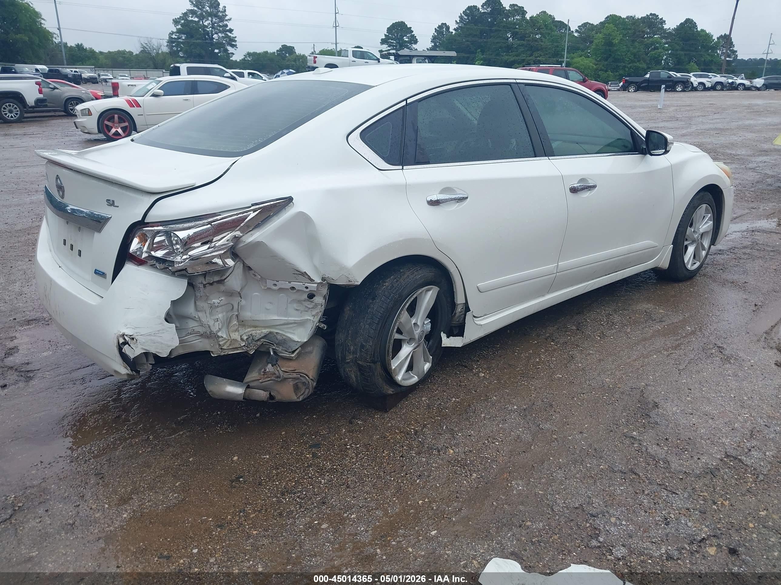2013 Nissan Altima 2.5 Sl Белый vin: 1N4AL3AP9DN539191