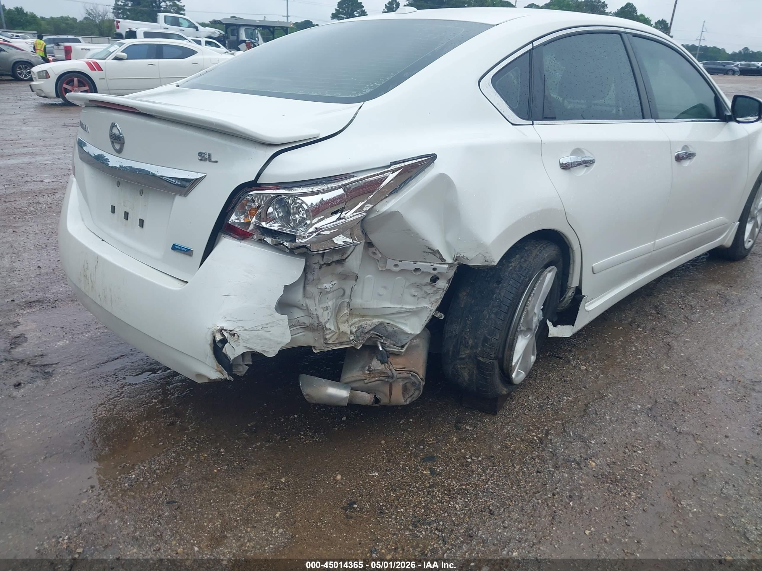 2013 Nissan Altima 2.5 Sl Белый vin: 1N4AL3AP9DN539191