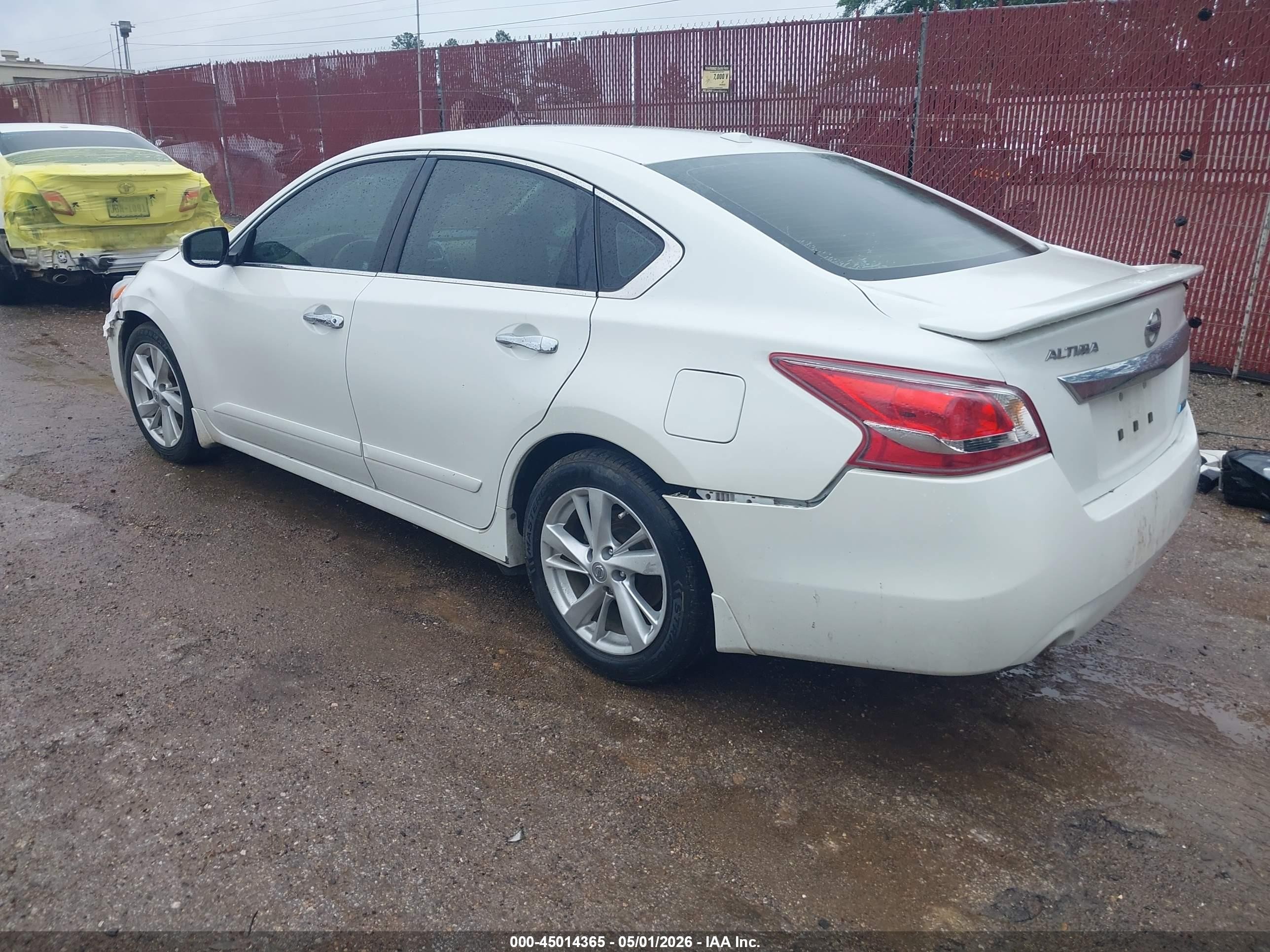 2013 Nissan Altima 2.5 Sl Белый vin: 1N4AL3AP9DN539191