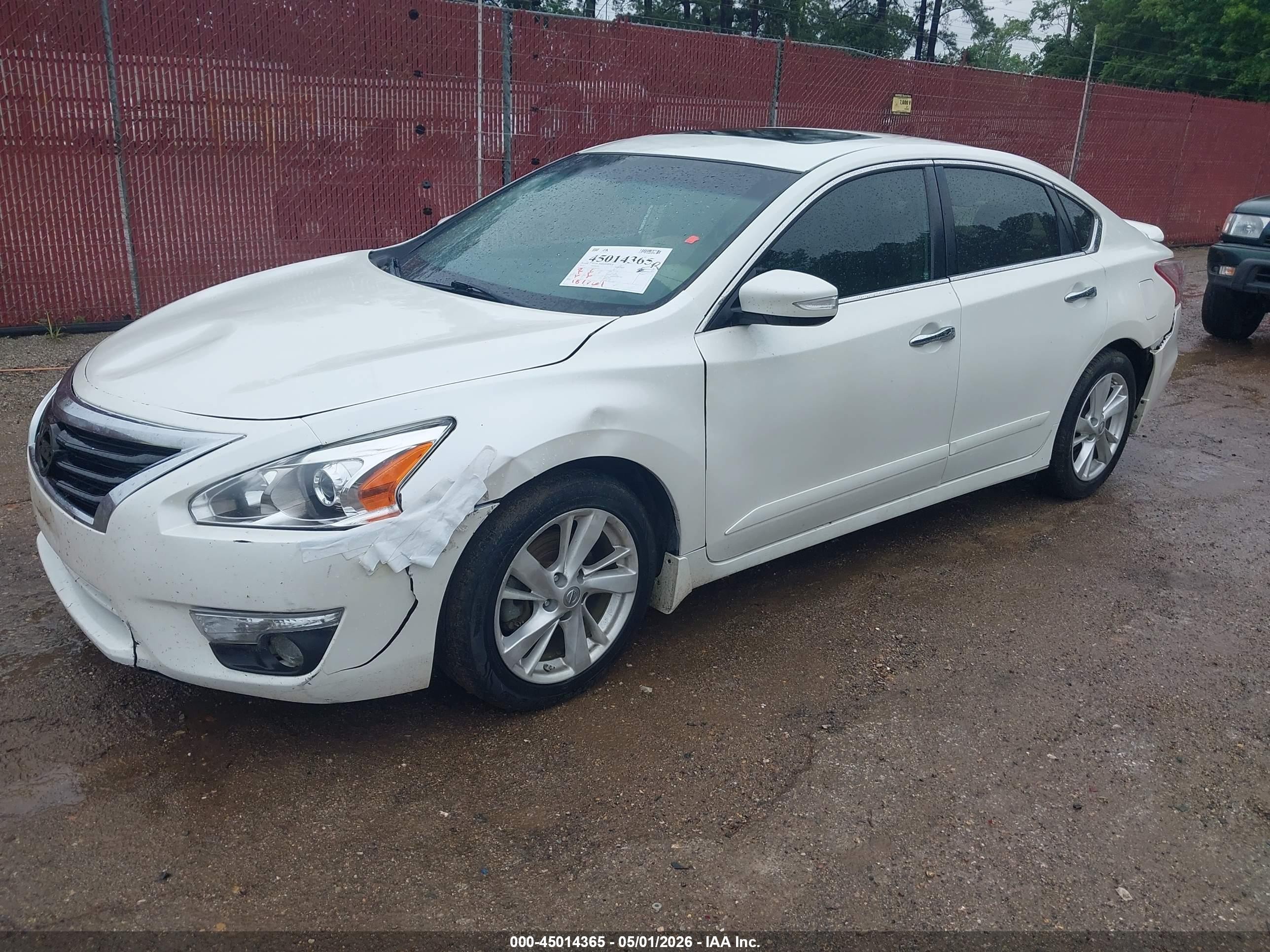 2013 Nissan Altima 2.5 Sl Белый vin: 1N4AL3AP9DN539191