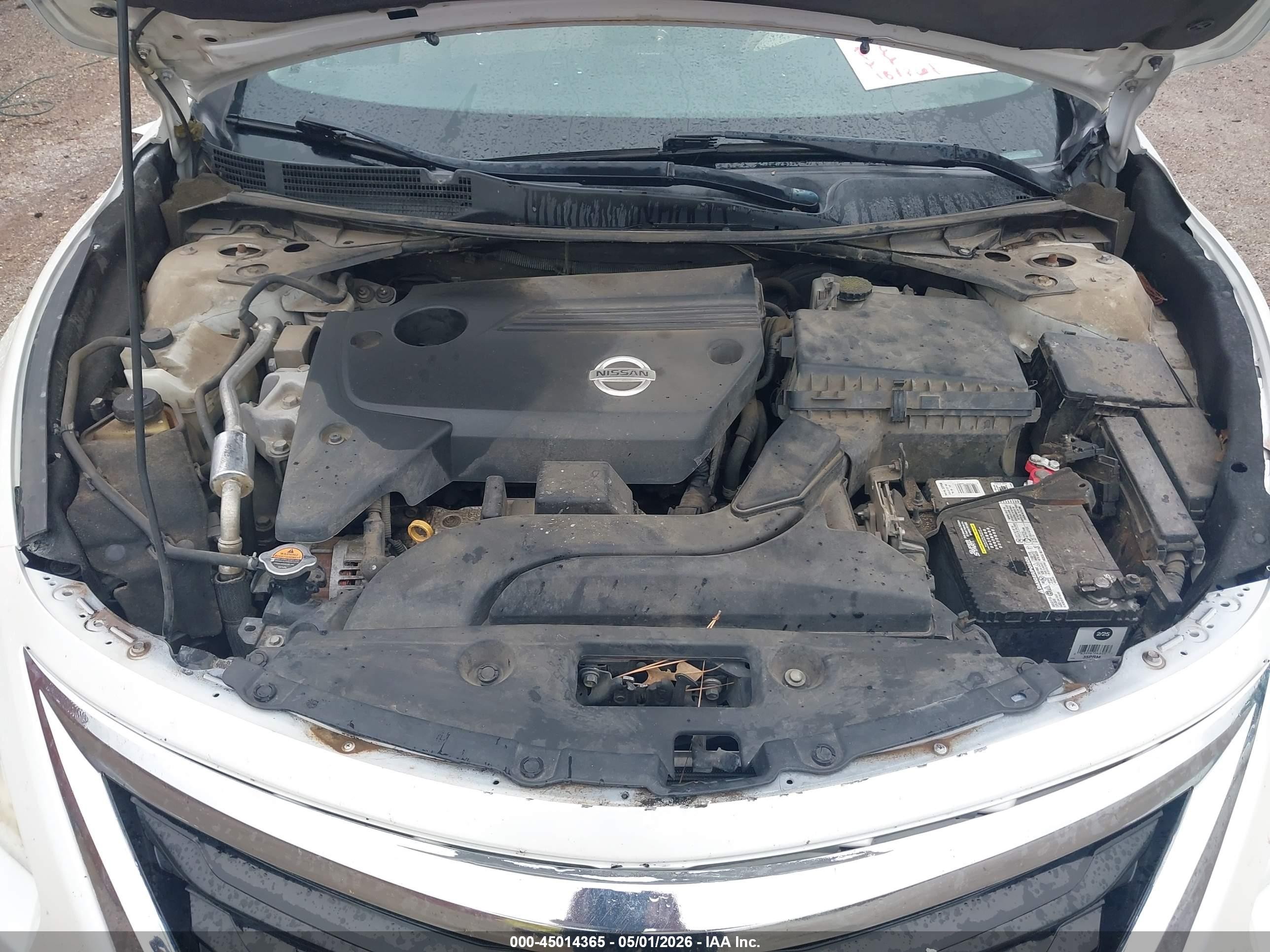 2013 Nissan Altima 2.5 Sl Белый vin: 1N4AL3AP9DN539191