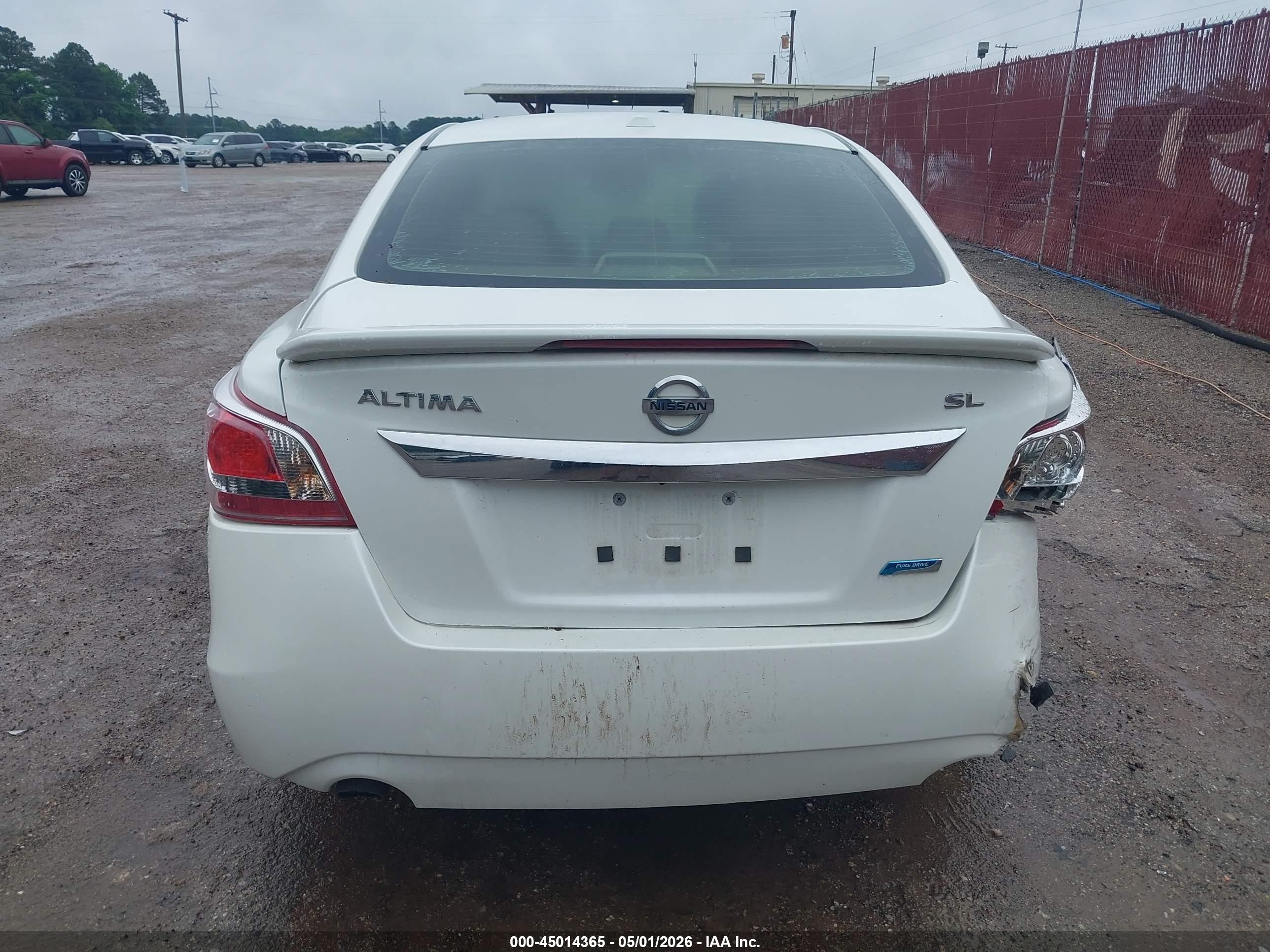2013 Nissan Altima 2.5 Sl Белый vin: 1N4AL3AP9DN539191