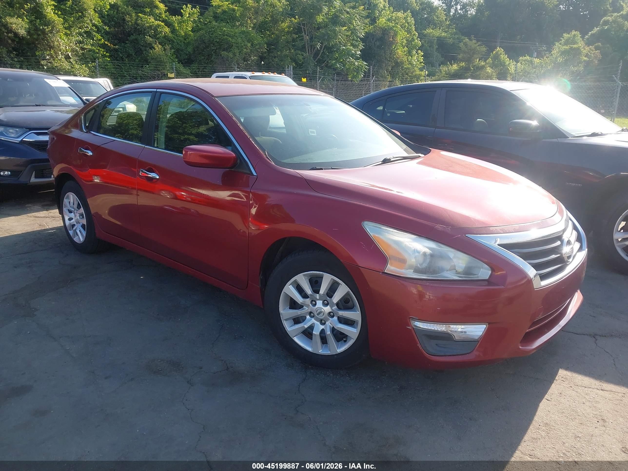 2013 Nissan Altima 2.5 S Red vin: 1N4AL3AP9DN542463