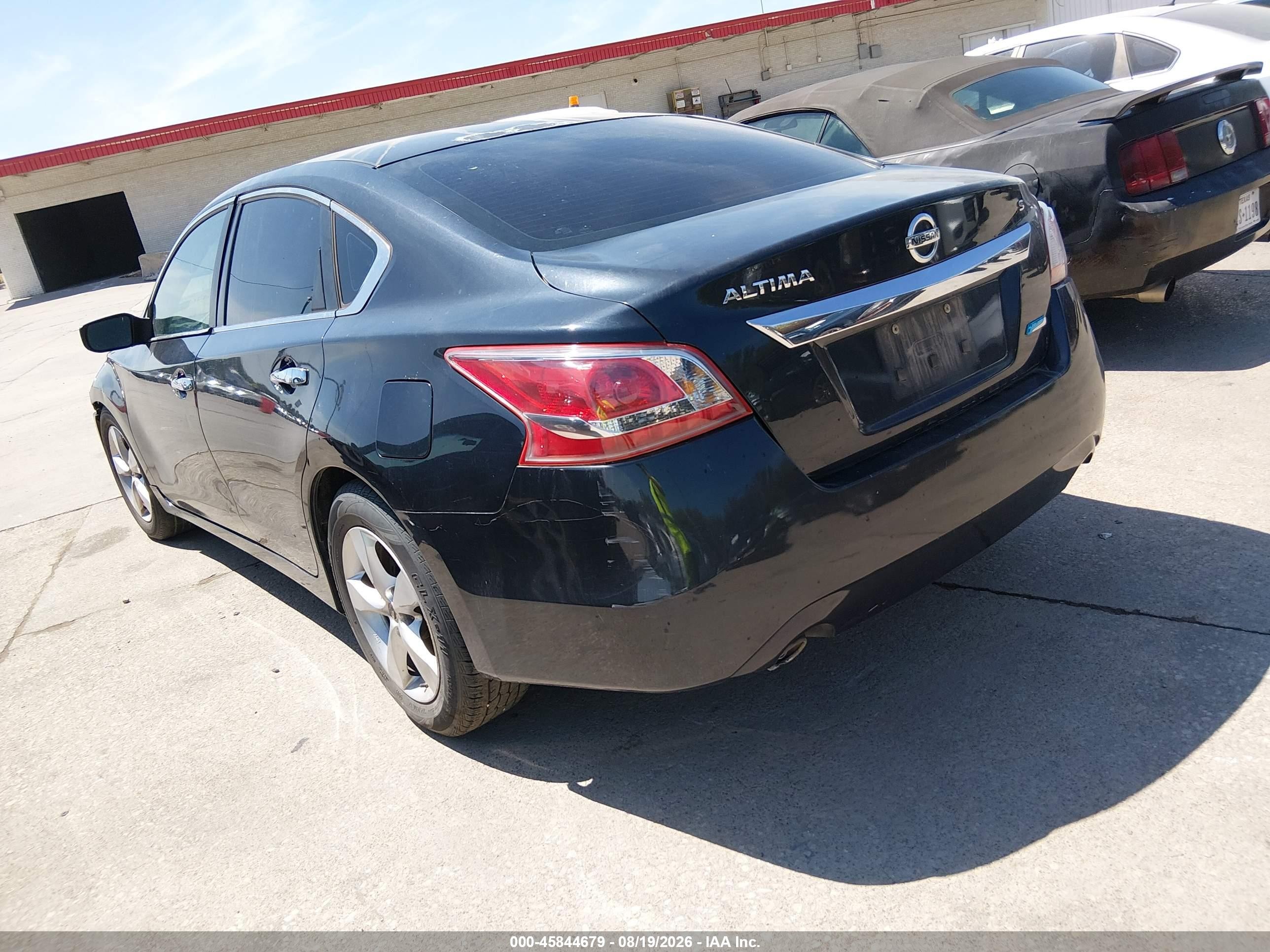 2013 Nissan Altima 2.5 S Black vin: 1N4AL3AP9DN542639