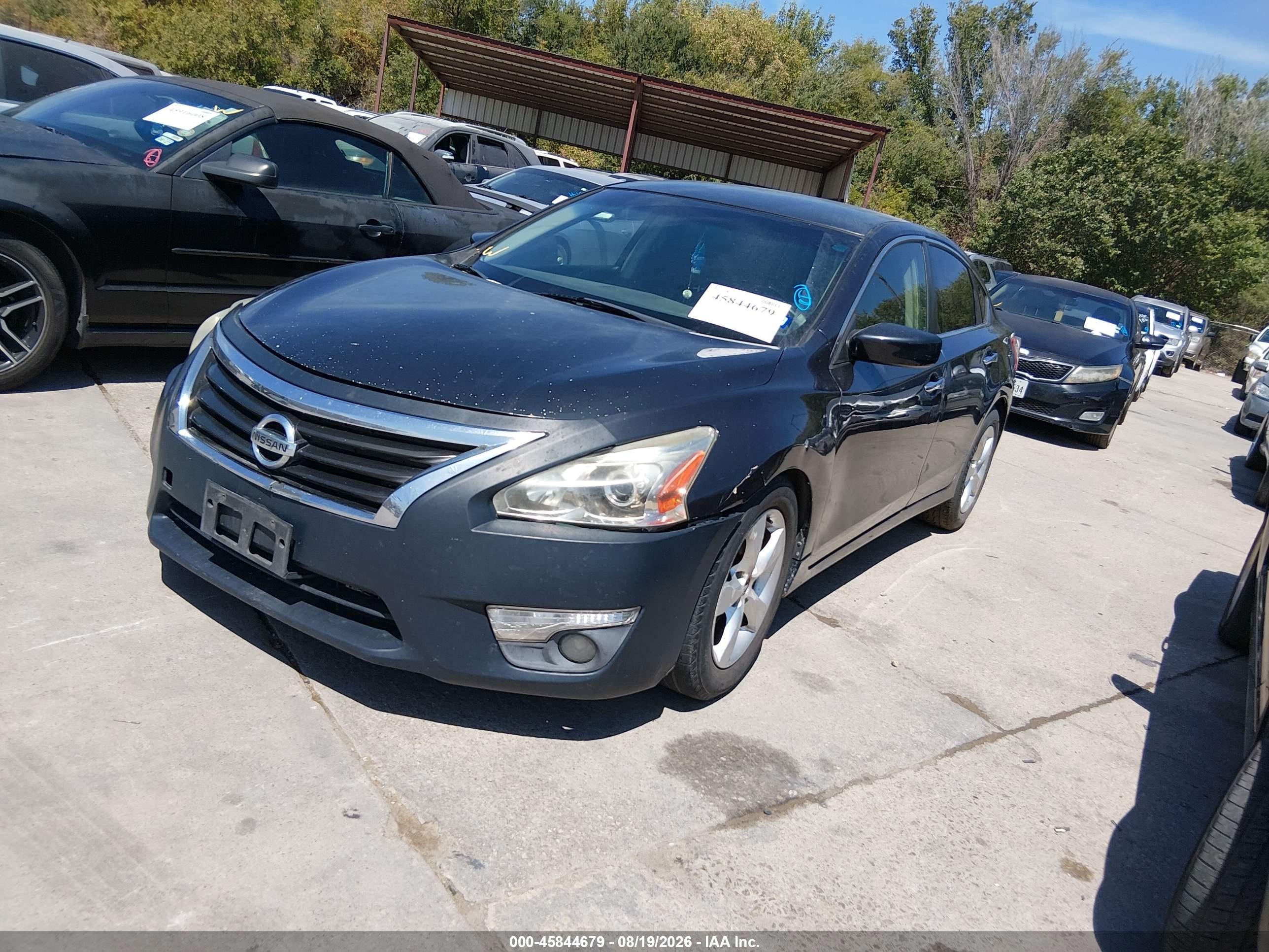 2013 Nissan Altima 2.5 S Black vin: 1N4AL3AP9DN542639