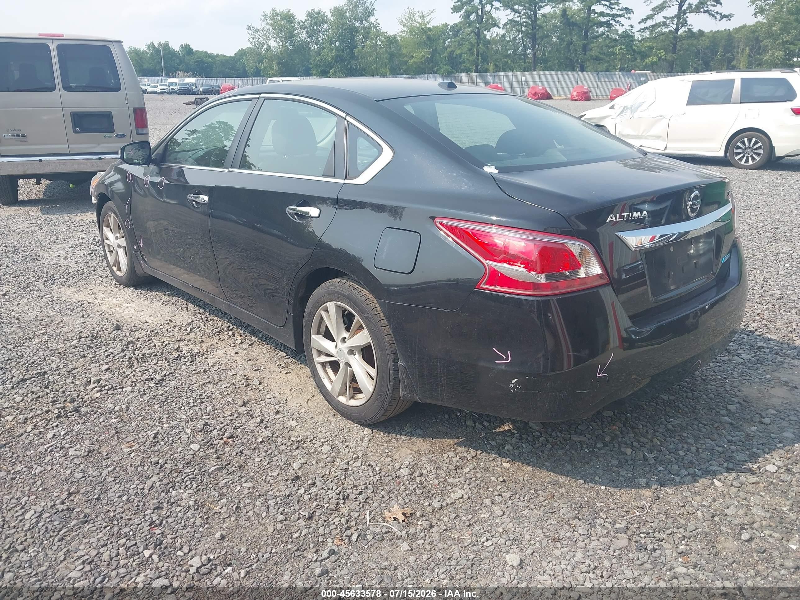 2013 Nissan Altima 2.5 Sl Black vin: 1N4AL3AP9DN551454