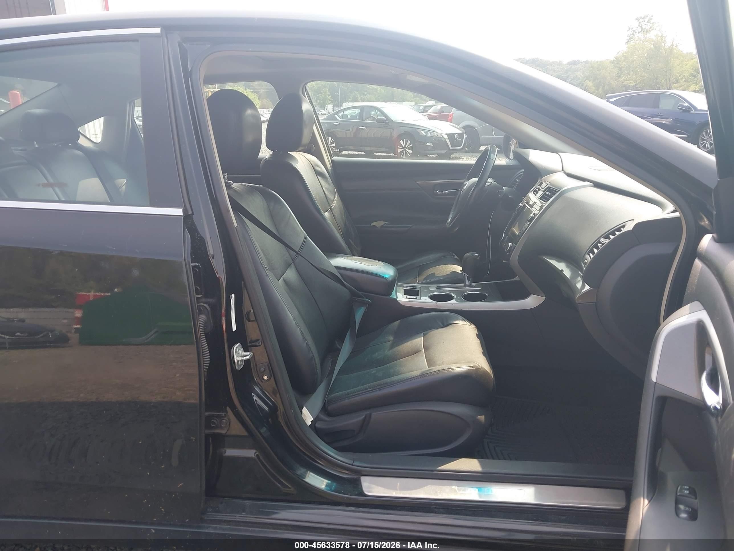 2013 Nissan Altima 2.5 Sl Black vin: 1N4AL3AP9DN551454