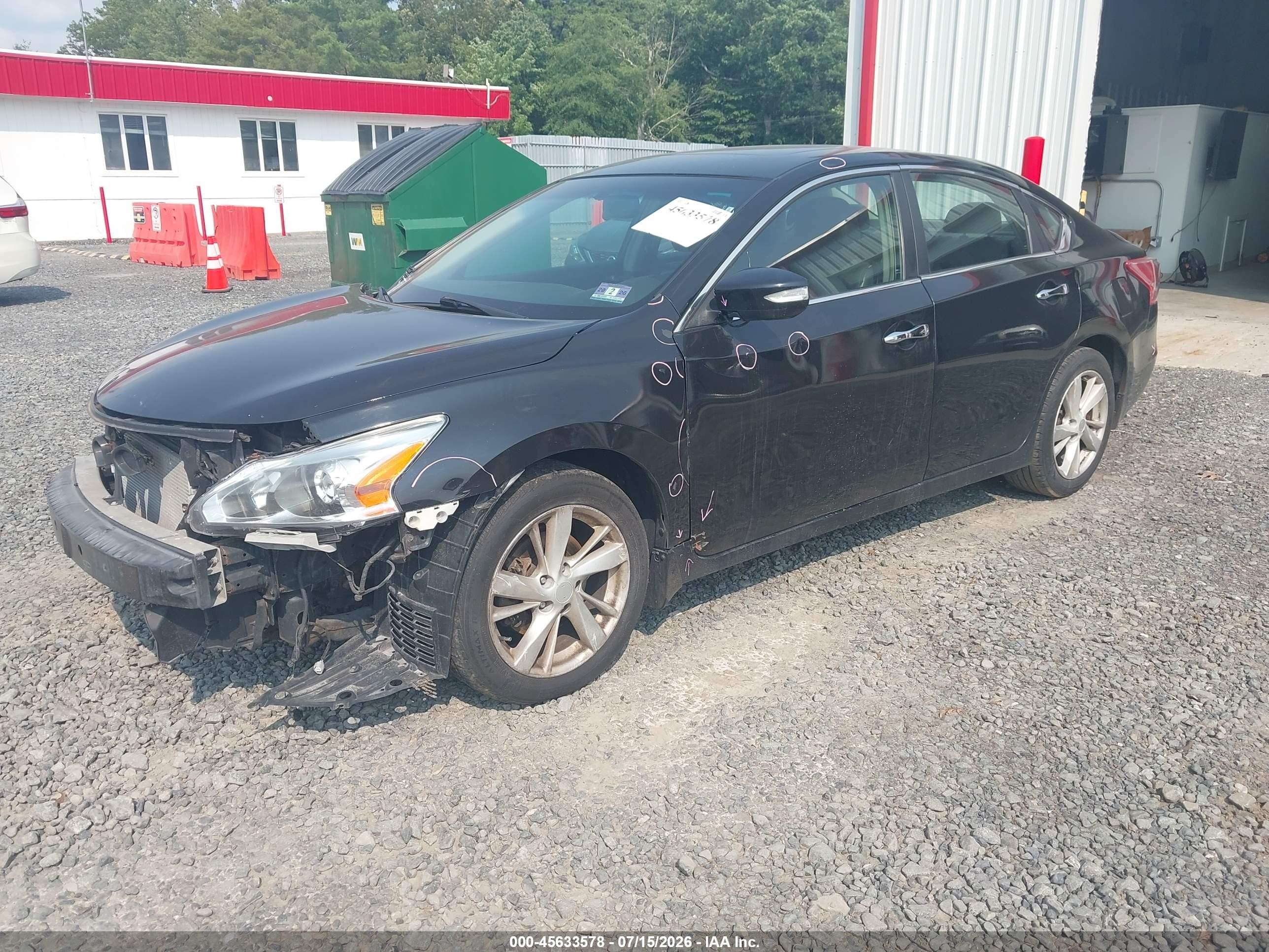 2013 Nissan Altima 2.5 Sl Black vin: 1N4AL3AP9DN551454