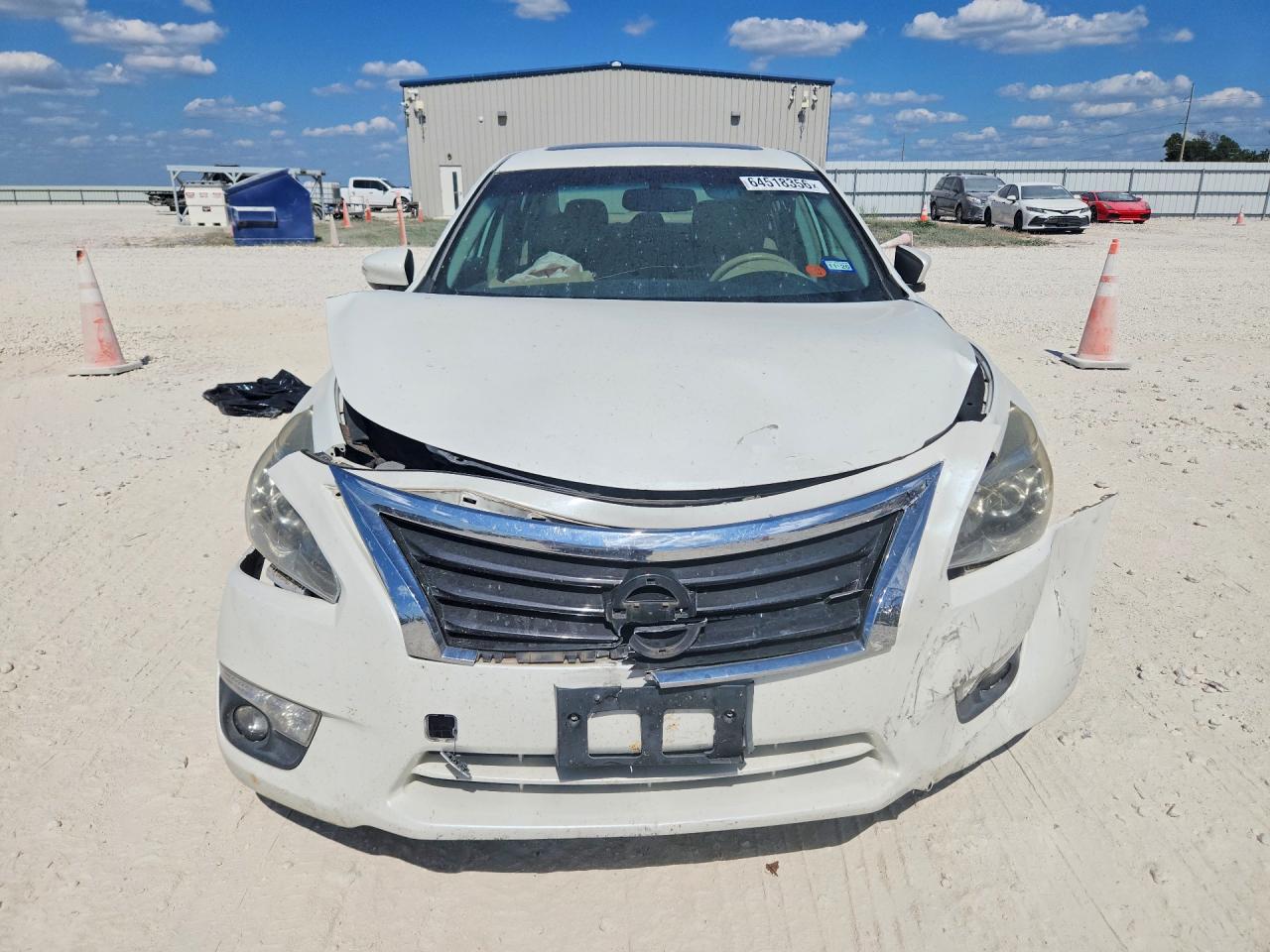 2013 Nissan Altima 2.5 White vin: 1N4AL3AP9DN553625