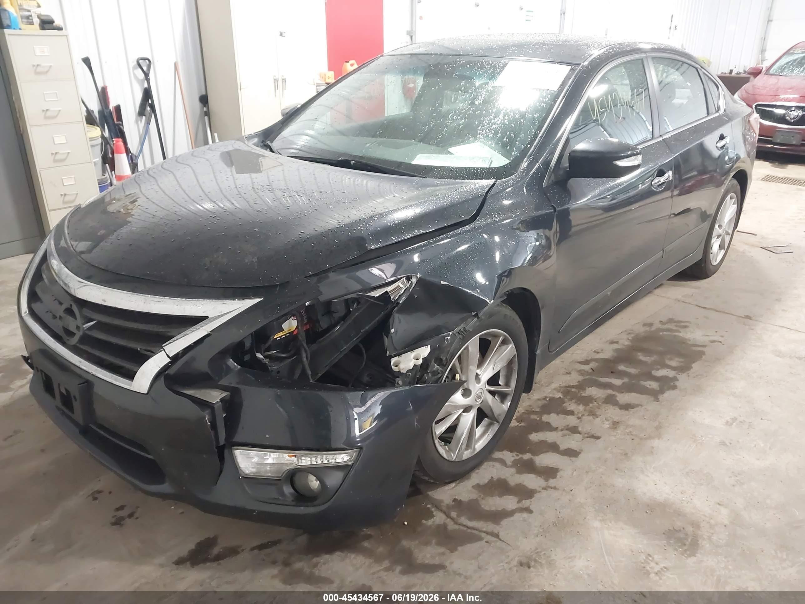 2013 Nissan Altima 2.5 Sl Black vin: 1N4AL3AP9DN555620